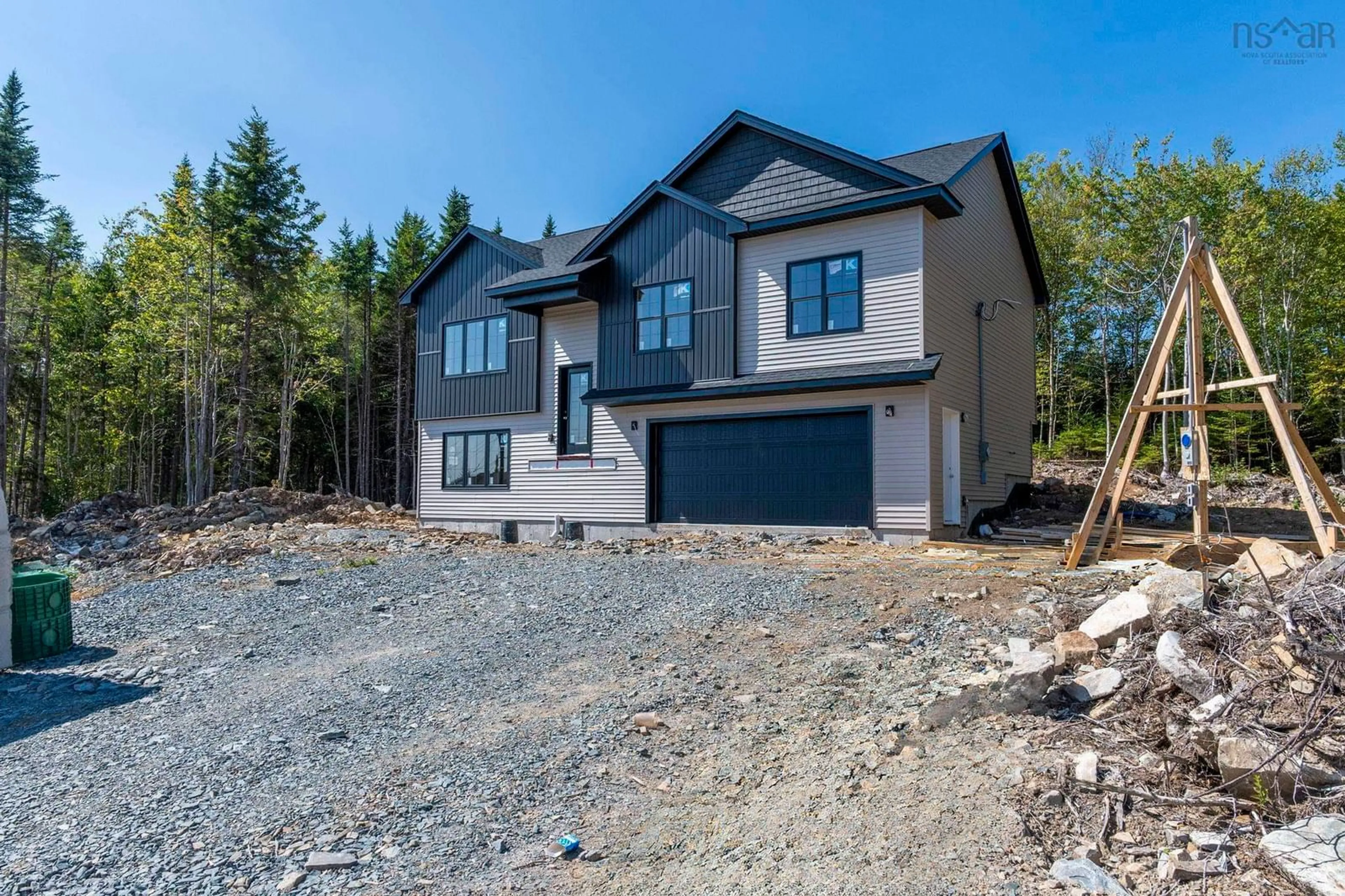 Home with vinyl exterior material, street for 400 Zaffre Dr #Lot 5018, Middle Sackville Nova Scotia B4E 3C3