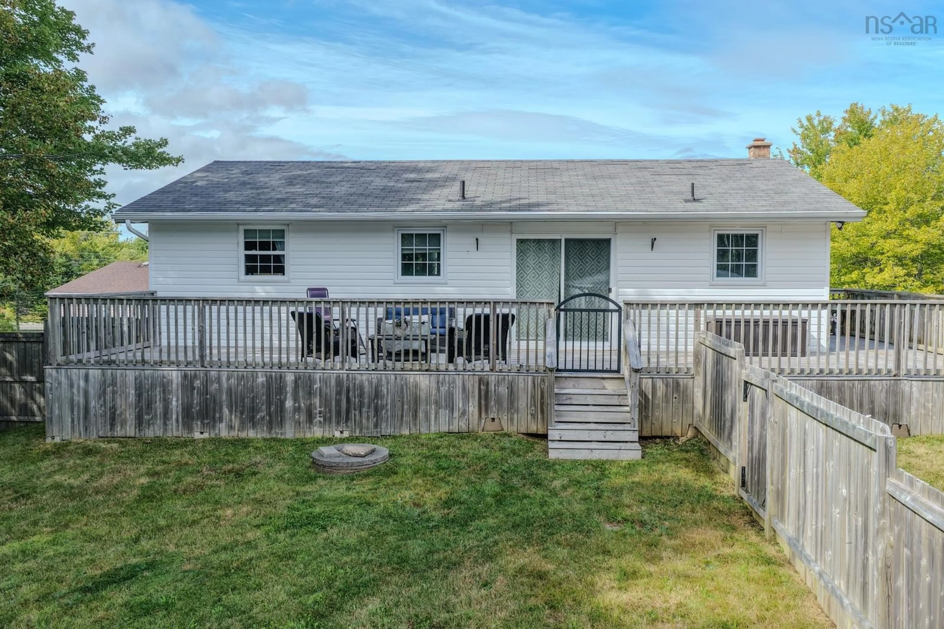 A pic from outside/outdoor area/front of a property/back of a property/a pic from drone, street for 186 Kenwood Dr, Sydney River Nova Scotia B1S 3N4