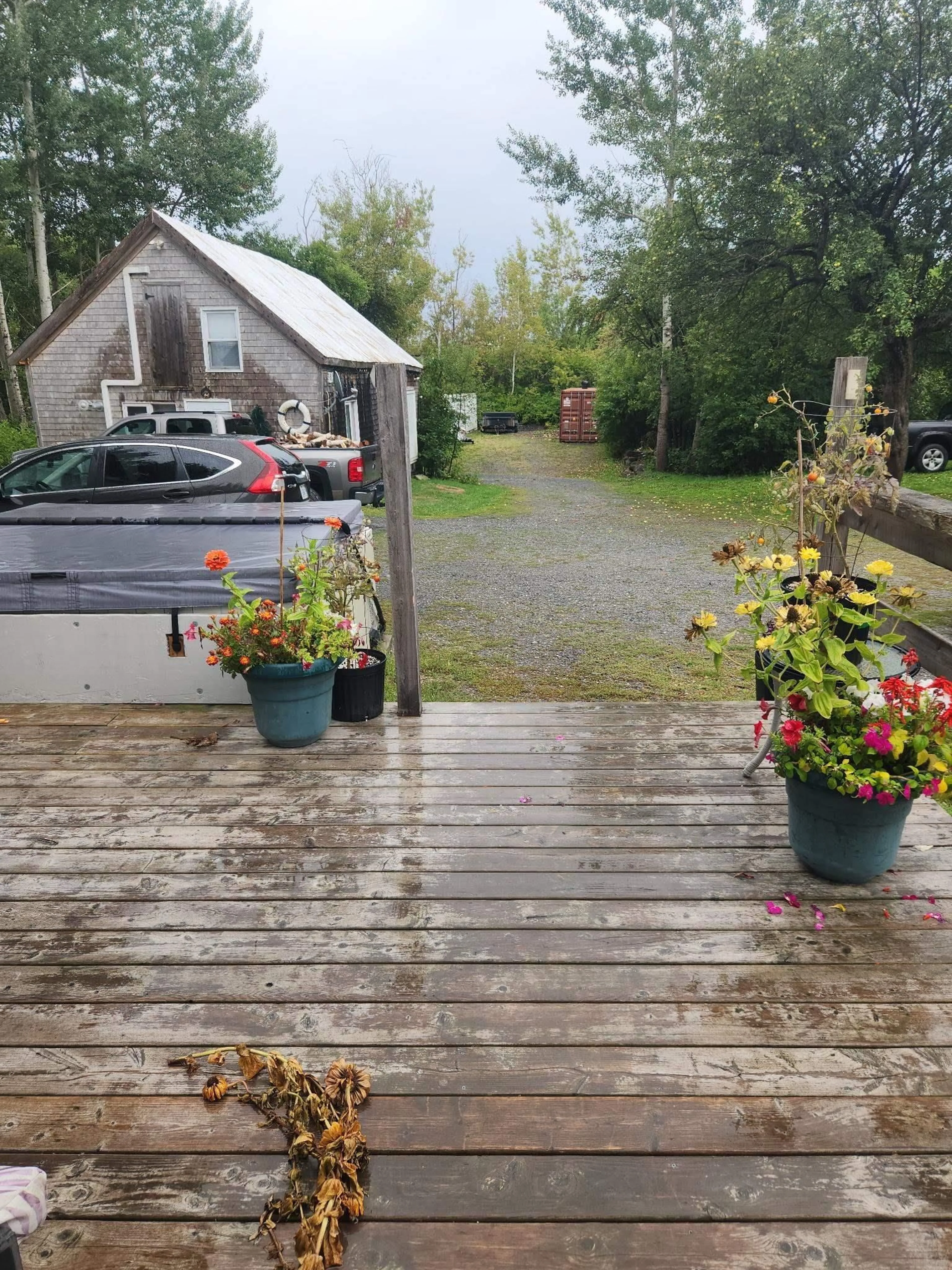 A pic from outside/outdoor area/front of a property/back of a property/a pic from drone, street for 338 Old Trunk Road, Tracadie Nova Scotia B0H 1W0