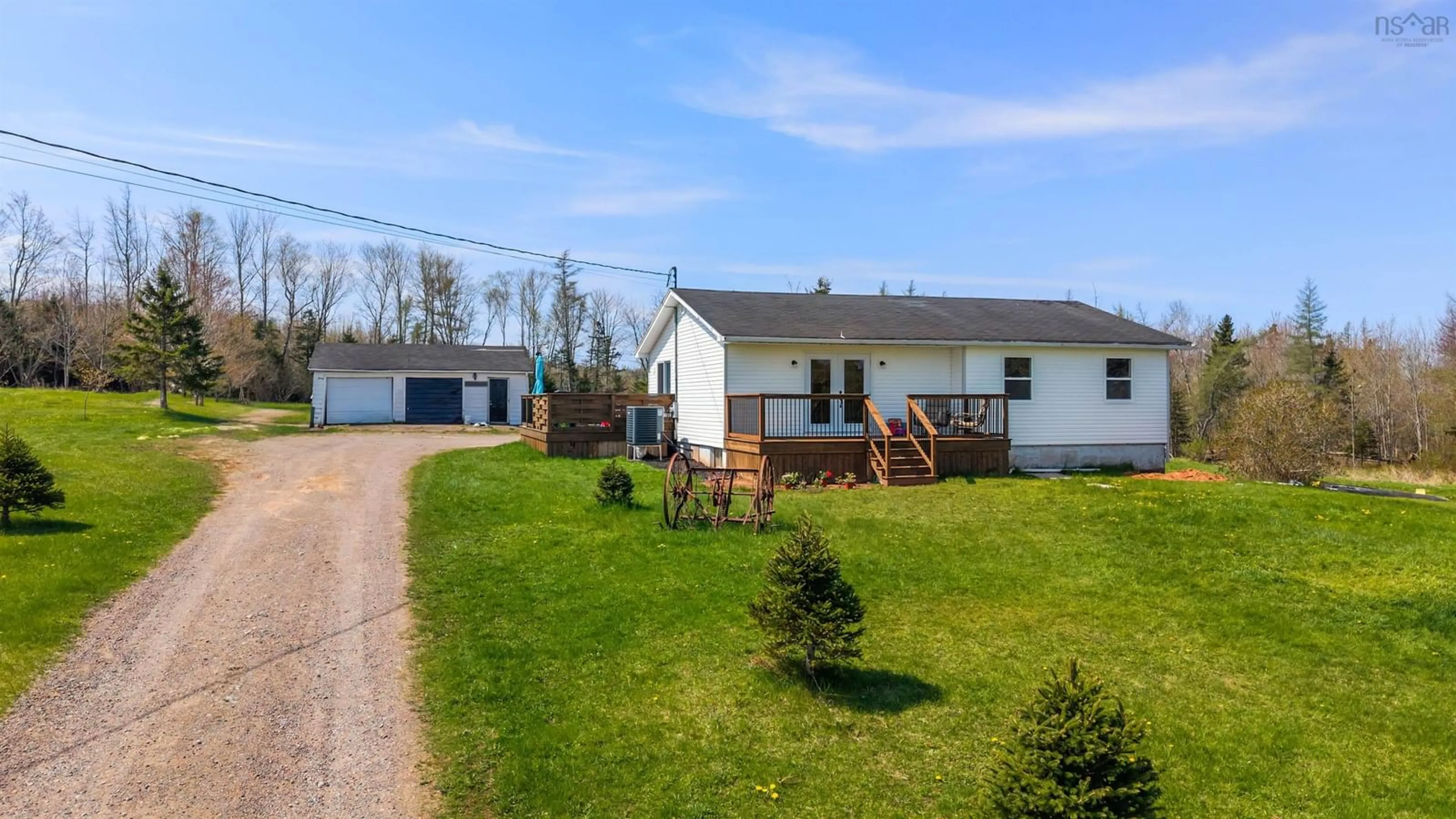 A pic from outside/outdoor area/front of a property/back of a property/a pic from drone, street for 5786 Highway 2, Bass River Nova Scotia B0M 1B0