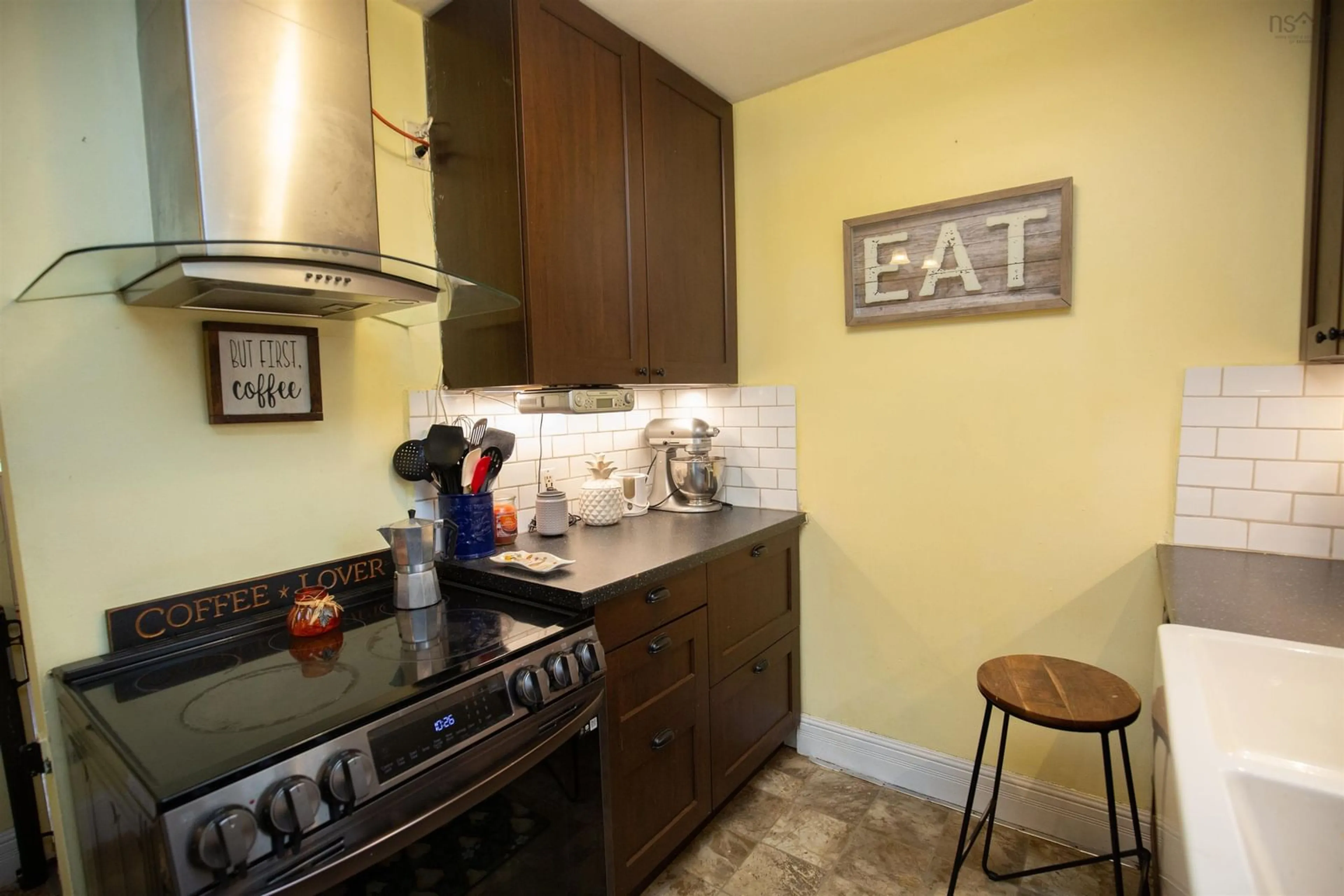 Standard kitchen, ceramic/tile floor for 20 Valleyview Crt, North River Nova Scotia B6L 6W8