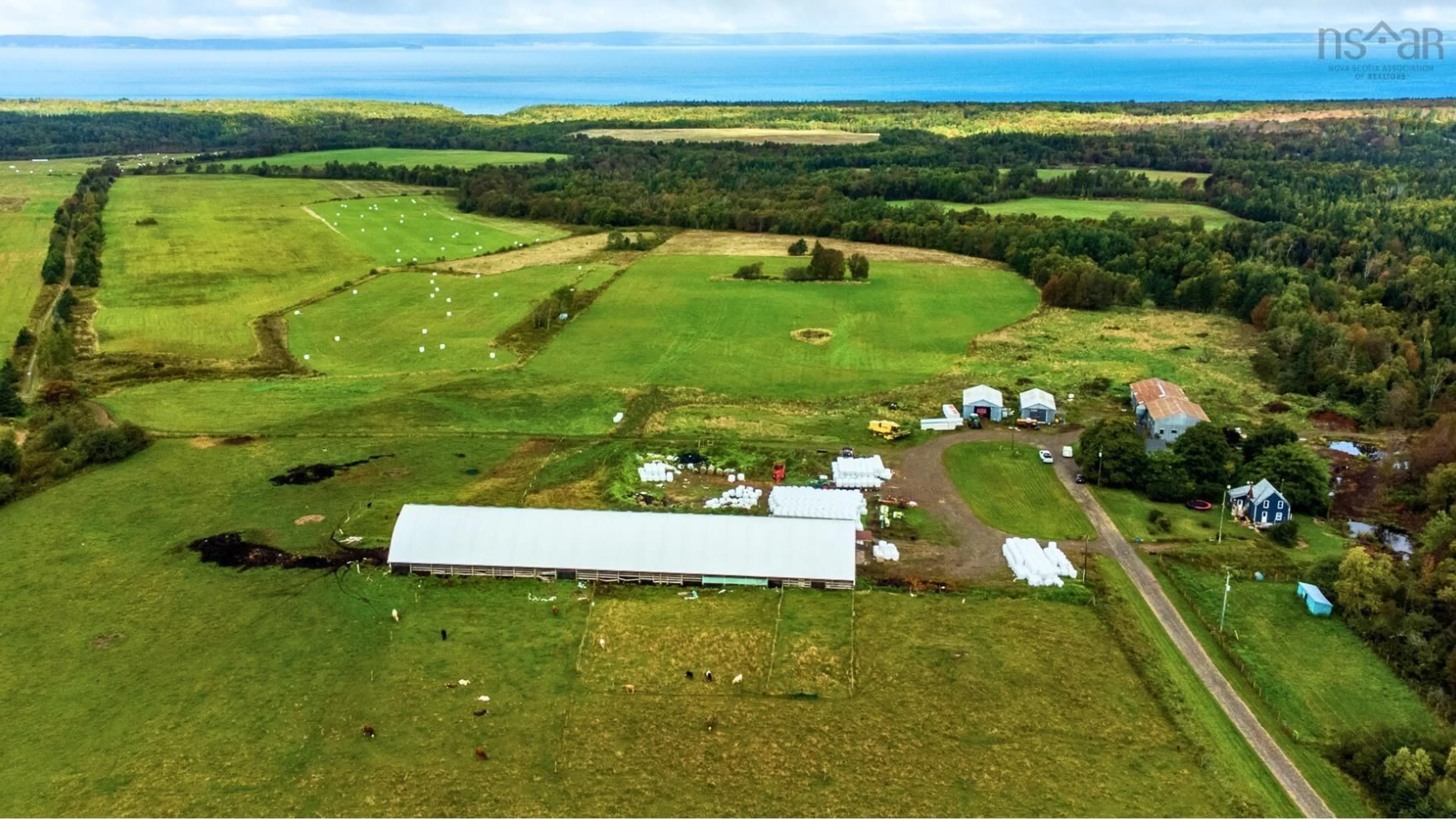 A pic from outside/outdoor area/front of a property/back of a property/a pic from drone, building for 617 Gospel Woods Rd, West Glenmont Nova Scotia B0P 1H0