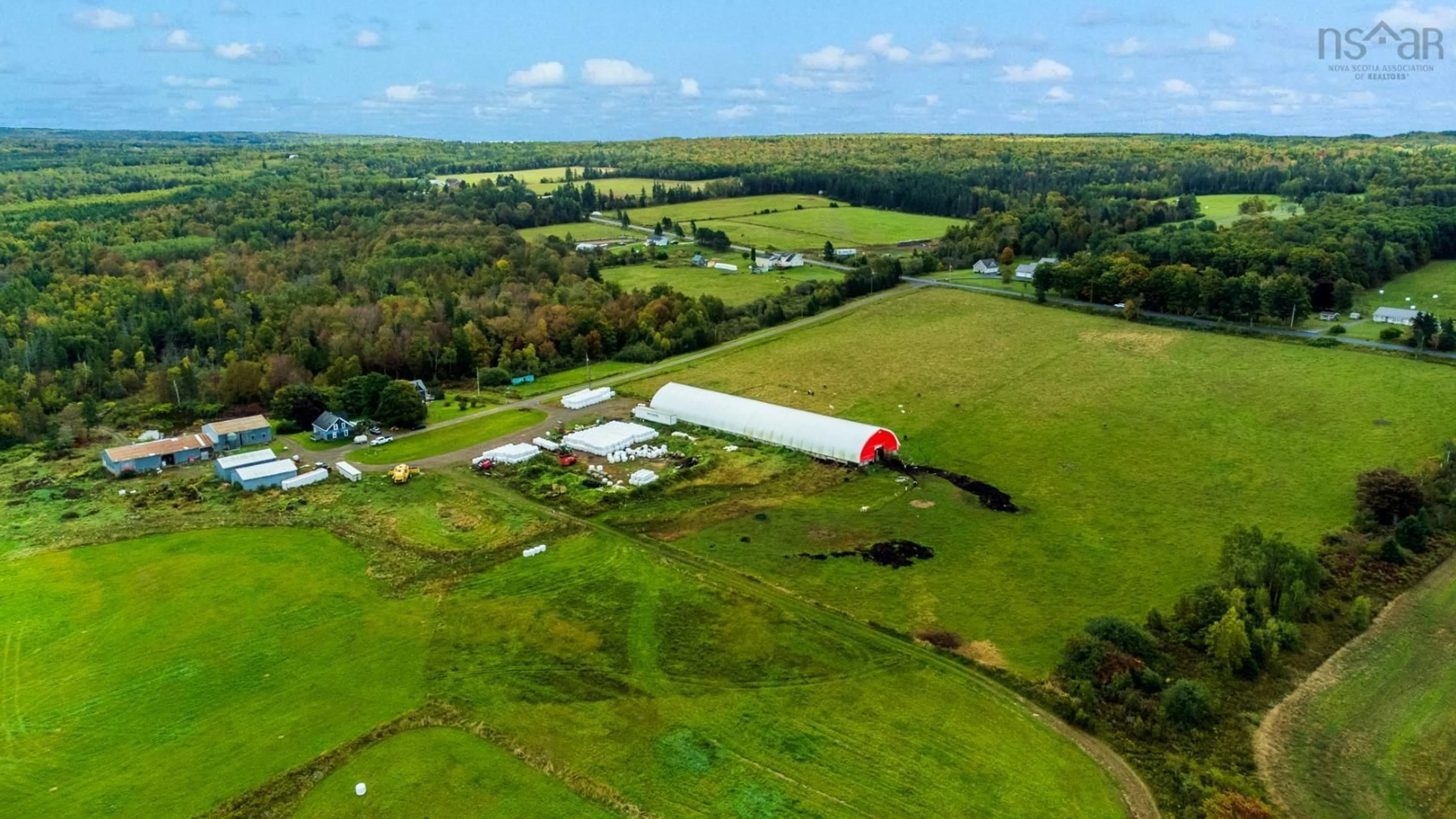 A pic from outside/outdoor area/front of a property/back of a property/a pic from drone, building for 617 Gospel Woods Rd, West Glenmont Nova Scotia B0P 1H0