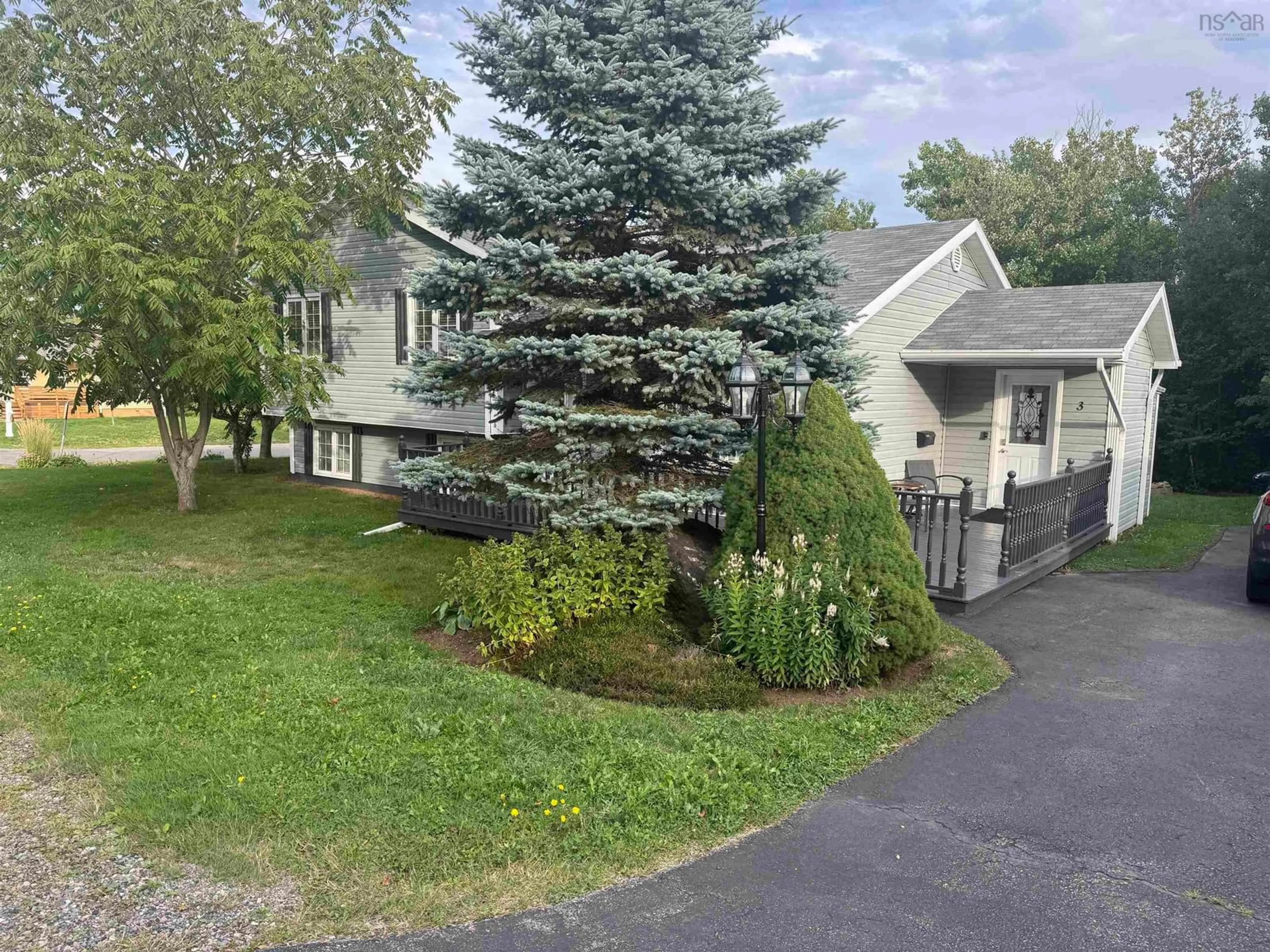 A pic from outside/outdoor area/front of a property/back of a property/a pic from drone, street for 3 Robert Ave, Sydney Mines Nova Scotia B1V 3J2