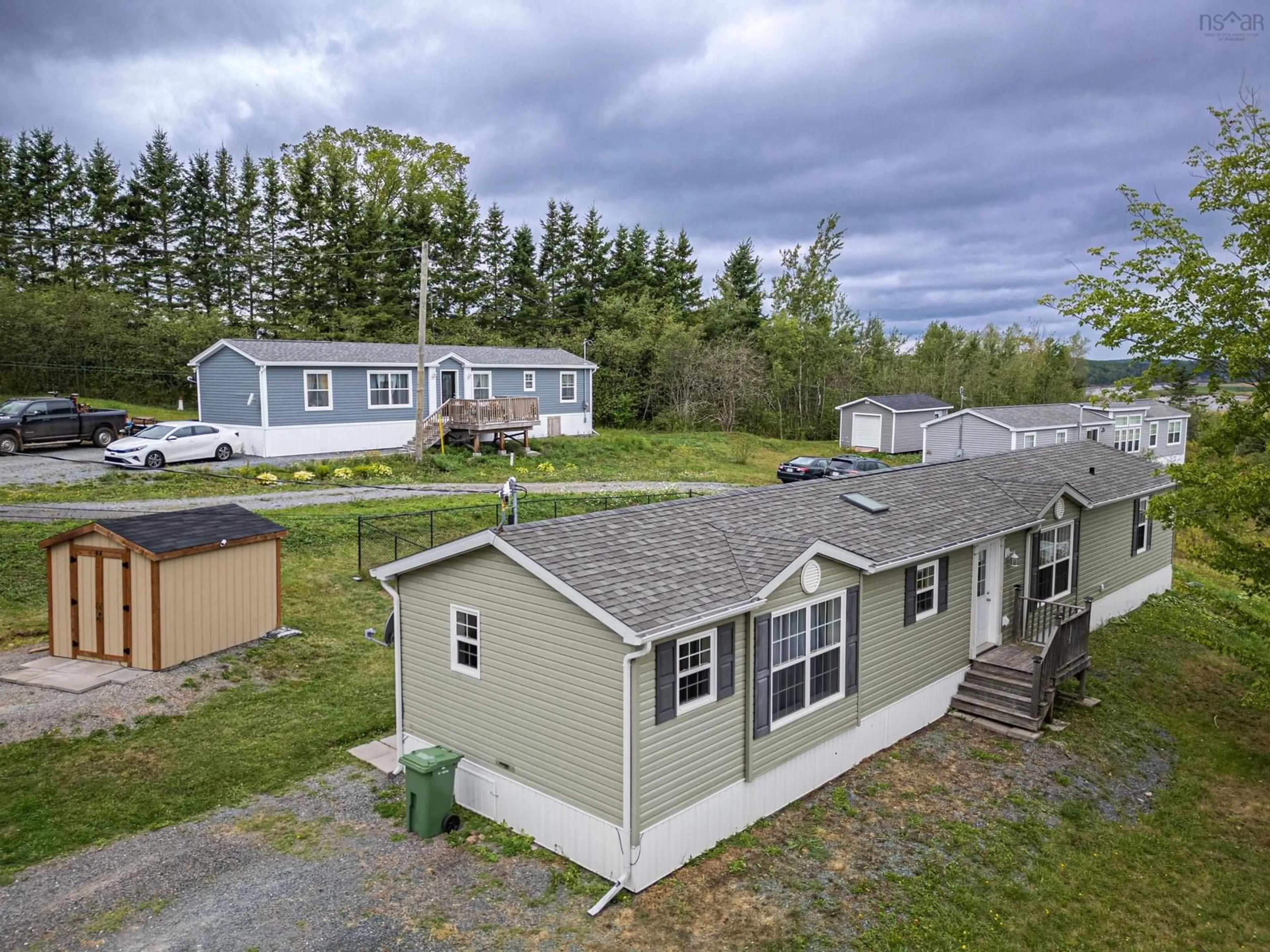 A pic from outside/outdoor area/front of a property/back of a property/a pic from drone, unknown for 33 High Tide Rd, Stewiacke Nova Scotia B0N 2J0