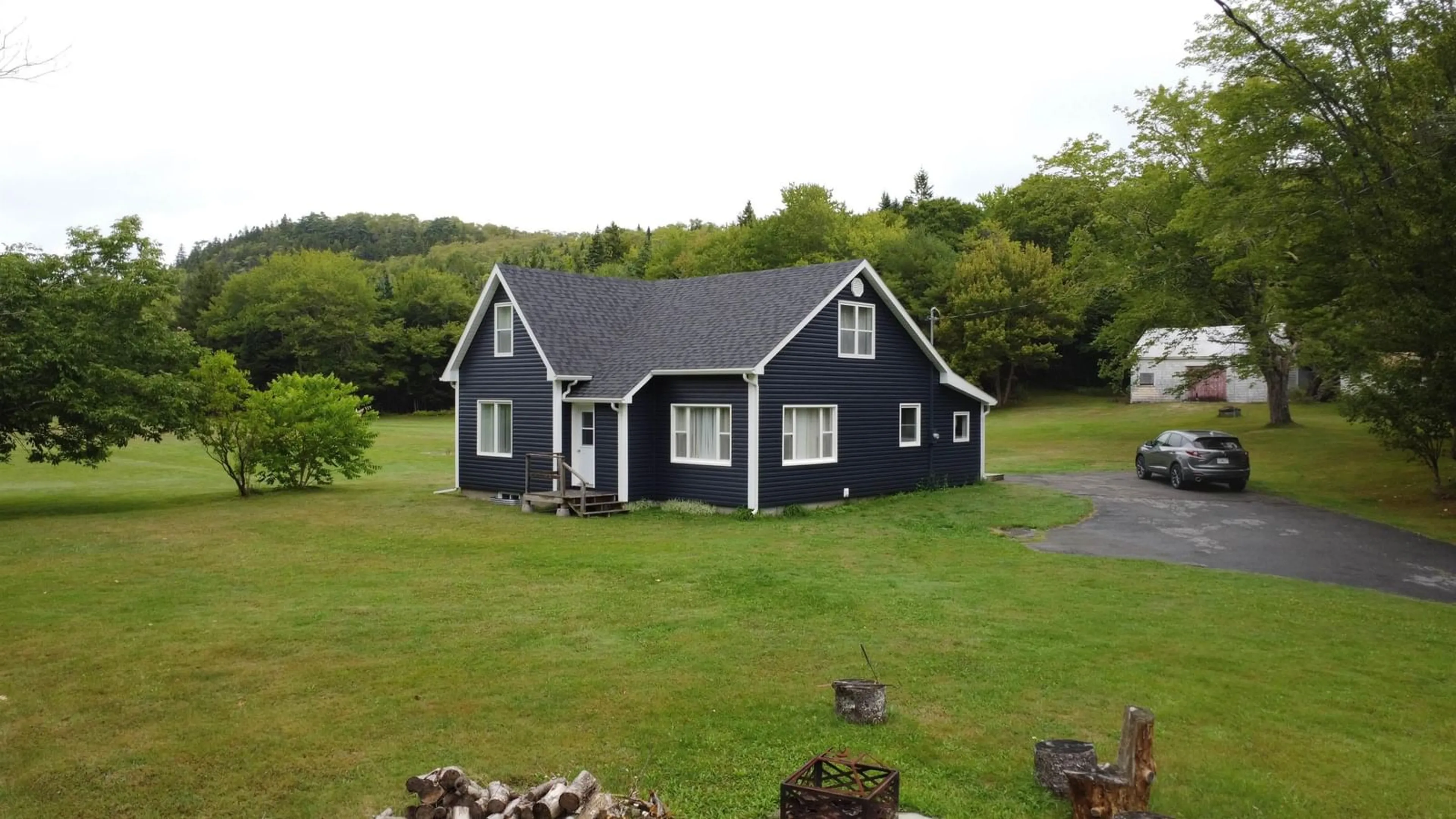 A pic from outside/outdoor area/front of a property/back of a property/a pic from drone, building for 8664 Highway 7, Sherbrooke Nova Scotia B0J 3C0