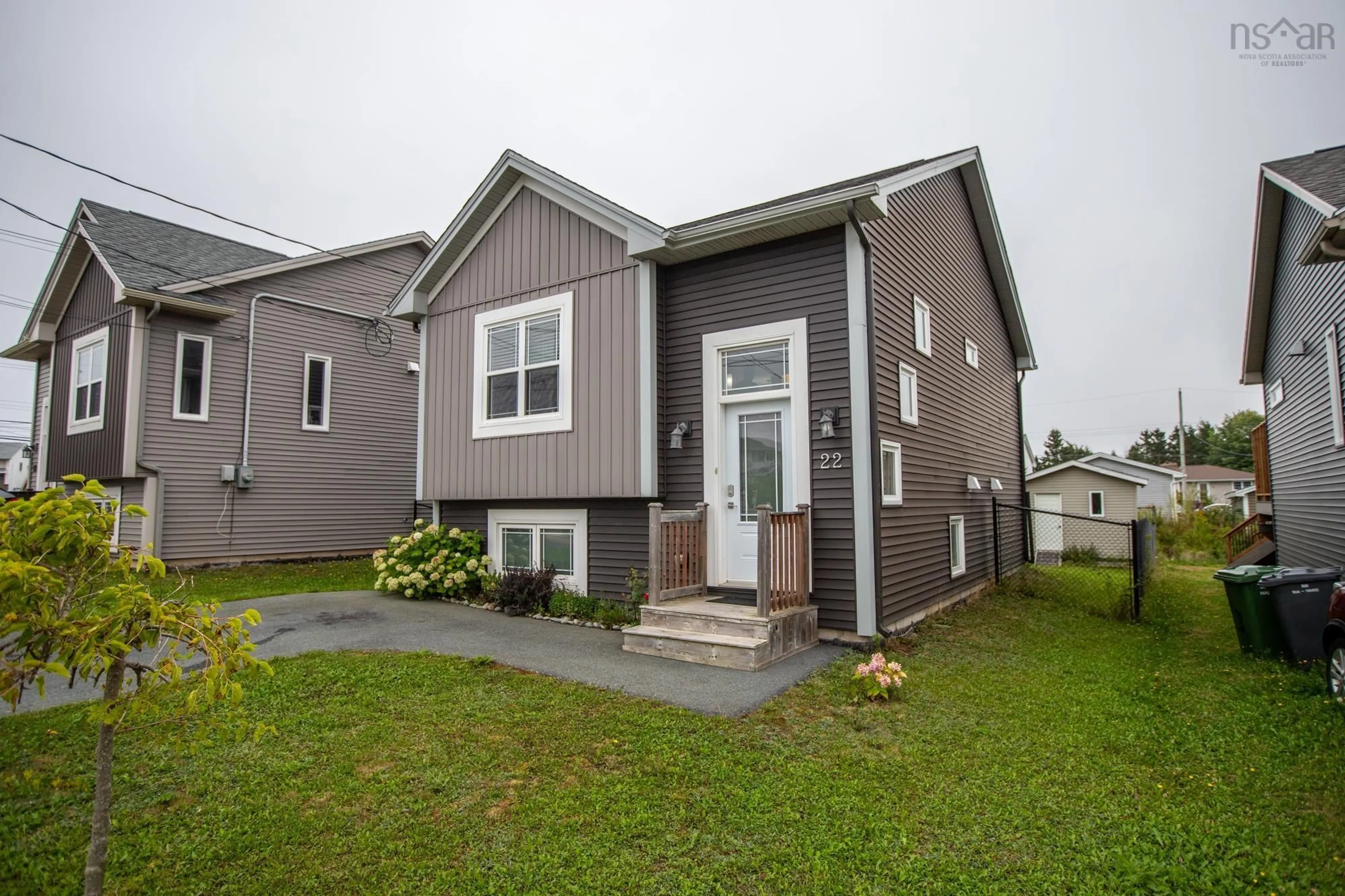 Home with vinyl exterior material, street for 22 Boyne Crt, Eastern Passage Nova Scotia B3G 0H1