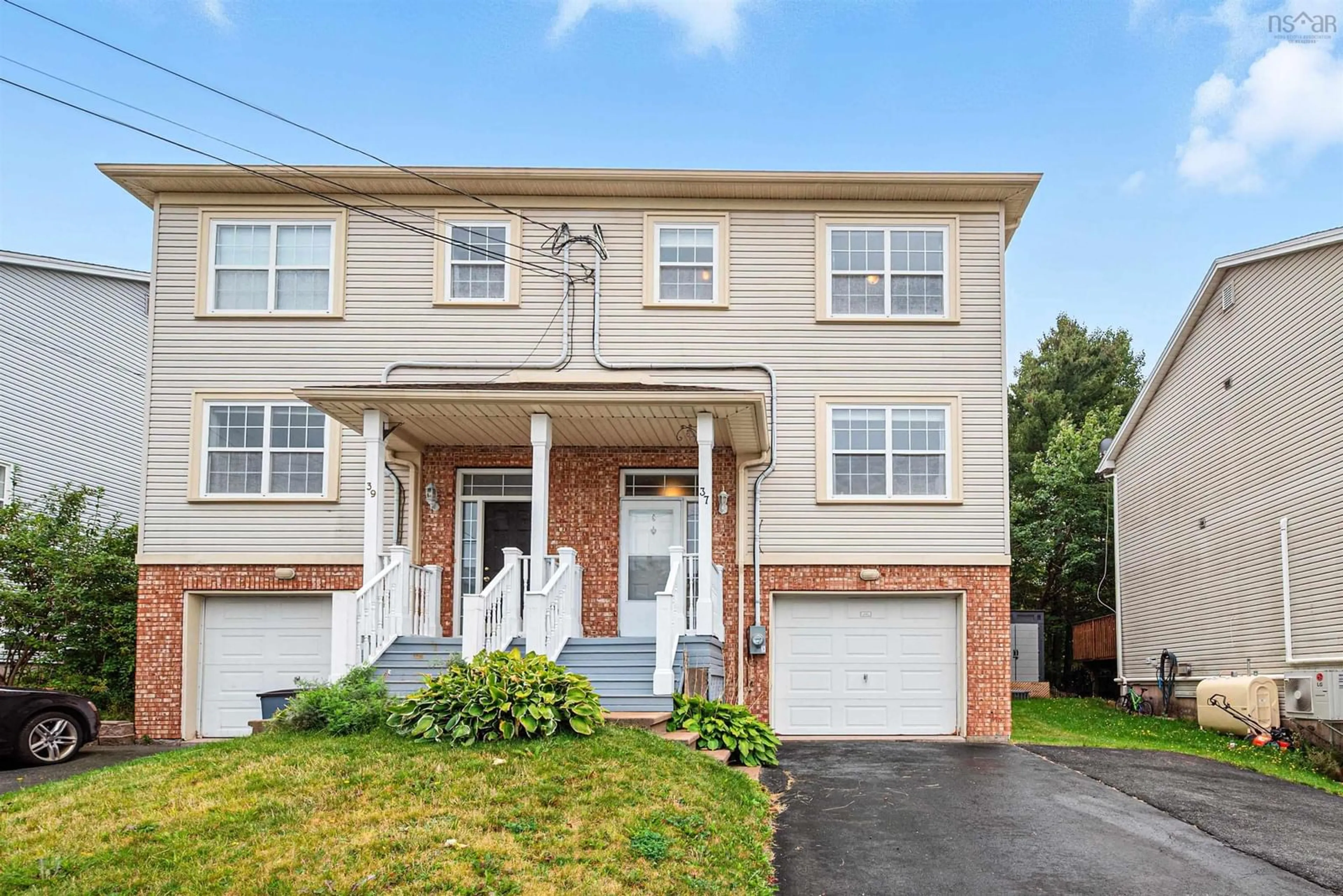 Home with vinyl exterior material, street for 37 Jon Jacques Crt, Bedford Nova Scotia B4A 4H1