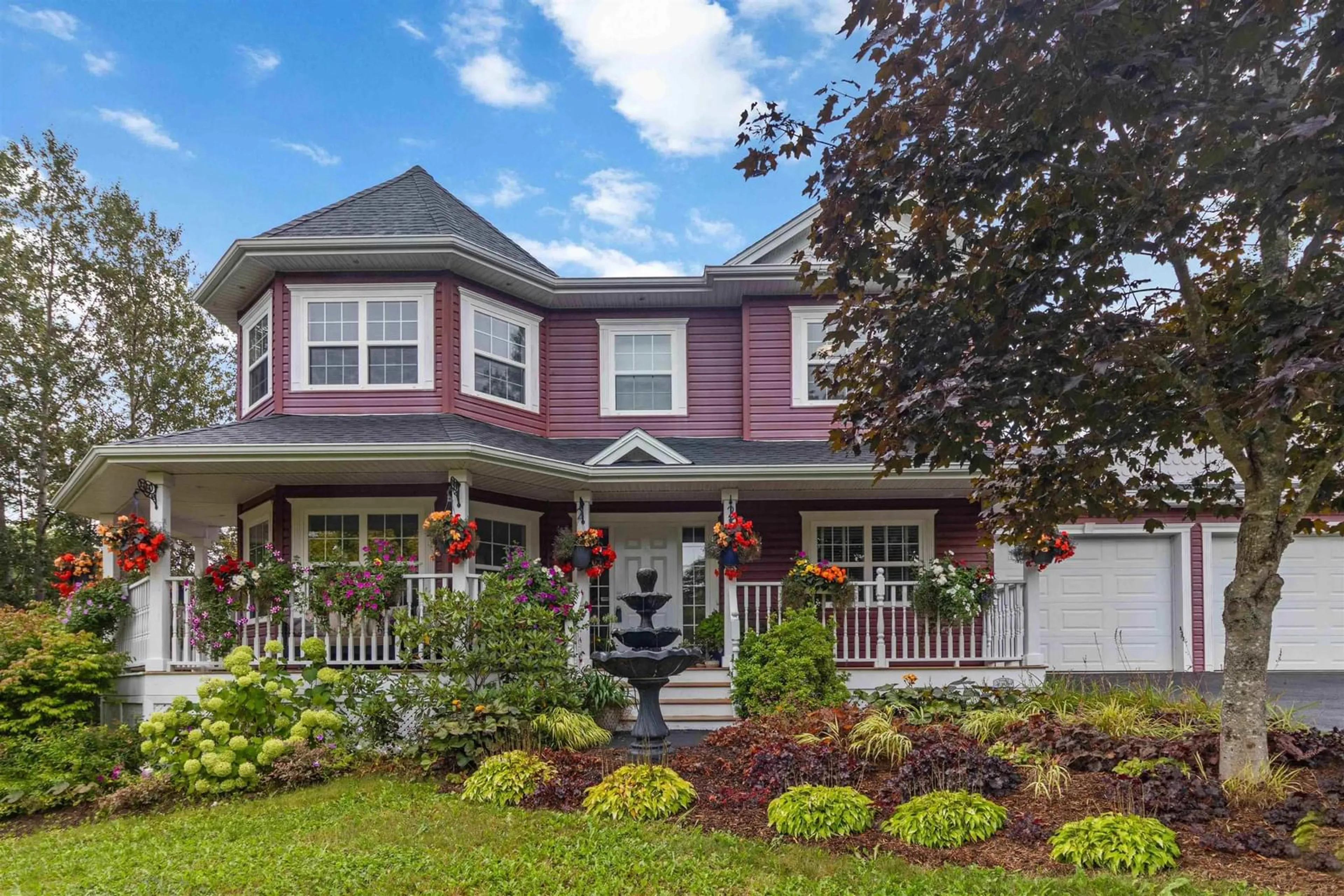 Home with vinyl exterior material, street for 16 Valerie Court, Windsor Junction Nova Scotia B2T 1Y7