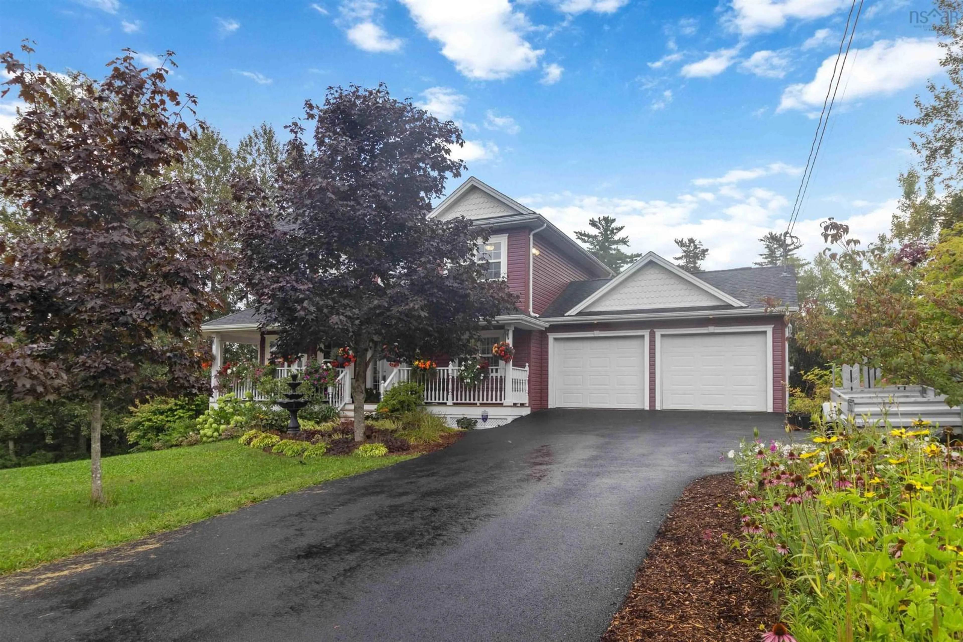 Home with vinyl exterior material, street for 16 Valerie Court, Windsor Junction Nova Scotia B2T 1Y7