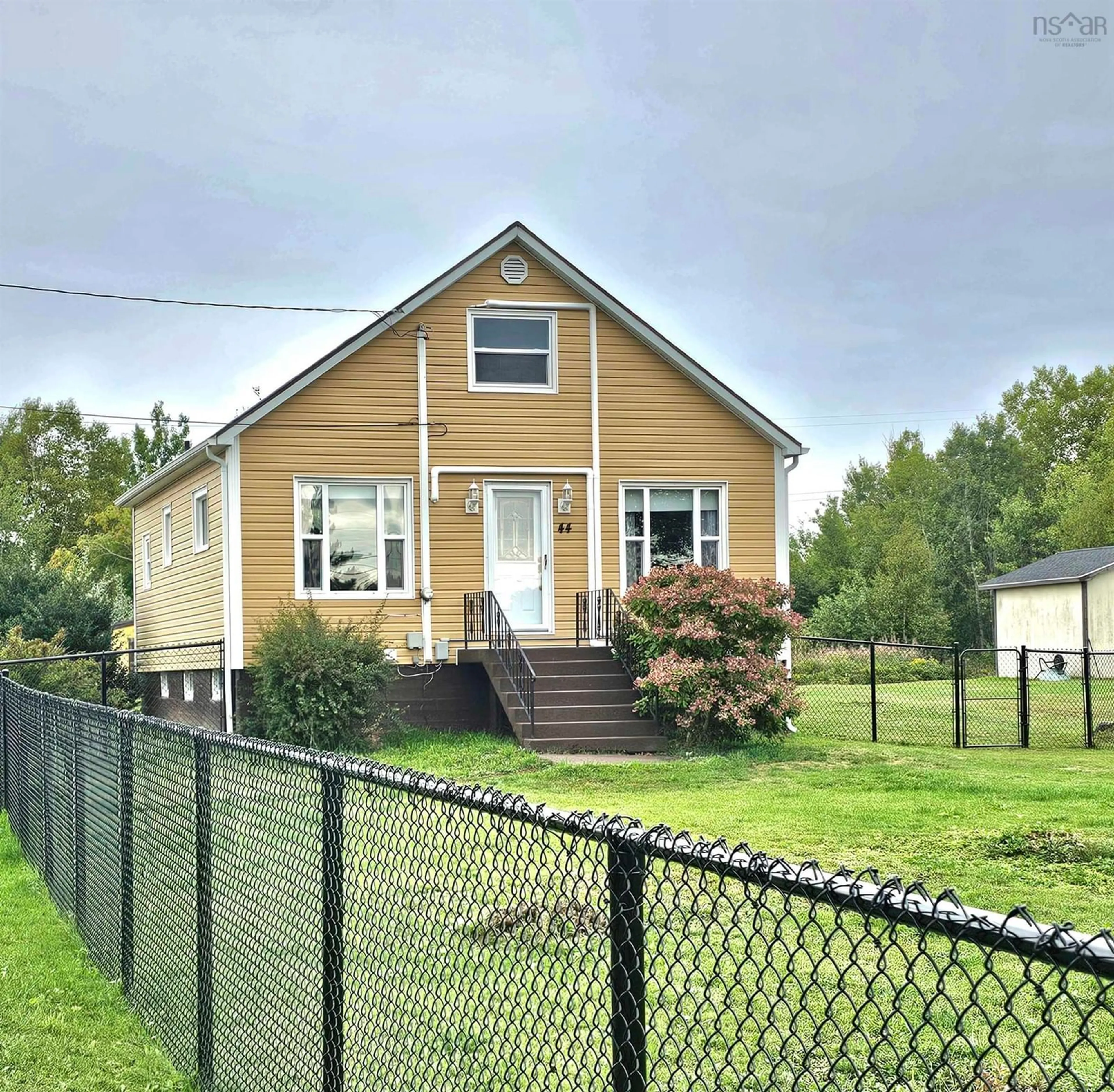 Home with vinyl exterior material, street for 44 Colonel St, Bras D'Or Nova Scotia B1Y 2L3