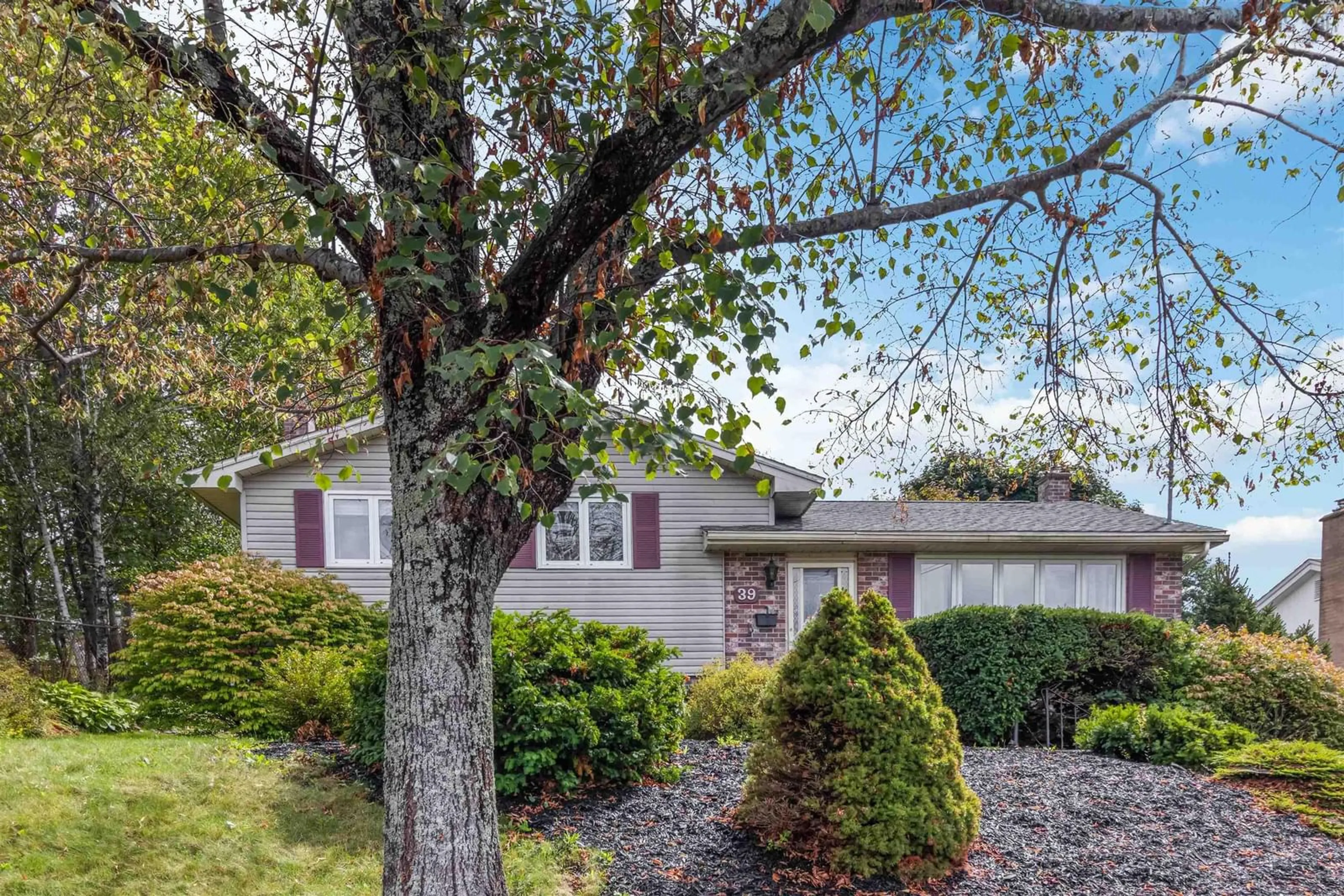 Home with vinyl exterior material, street for 39 Gourok Ave, Dartmouth Nova Scotia B2X 2B1