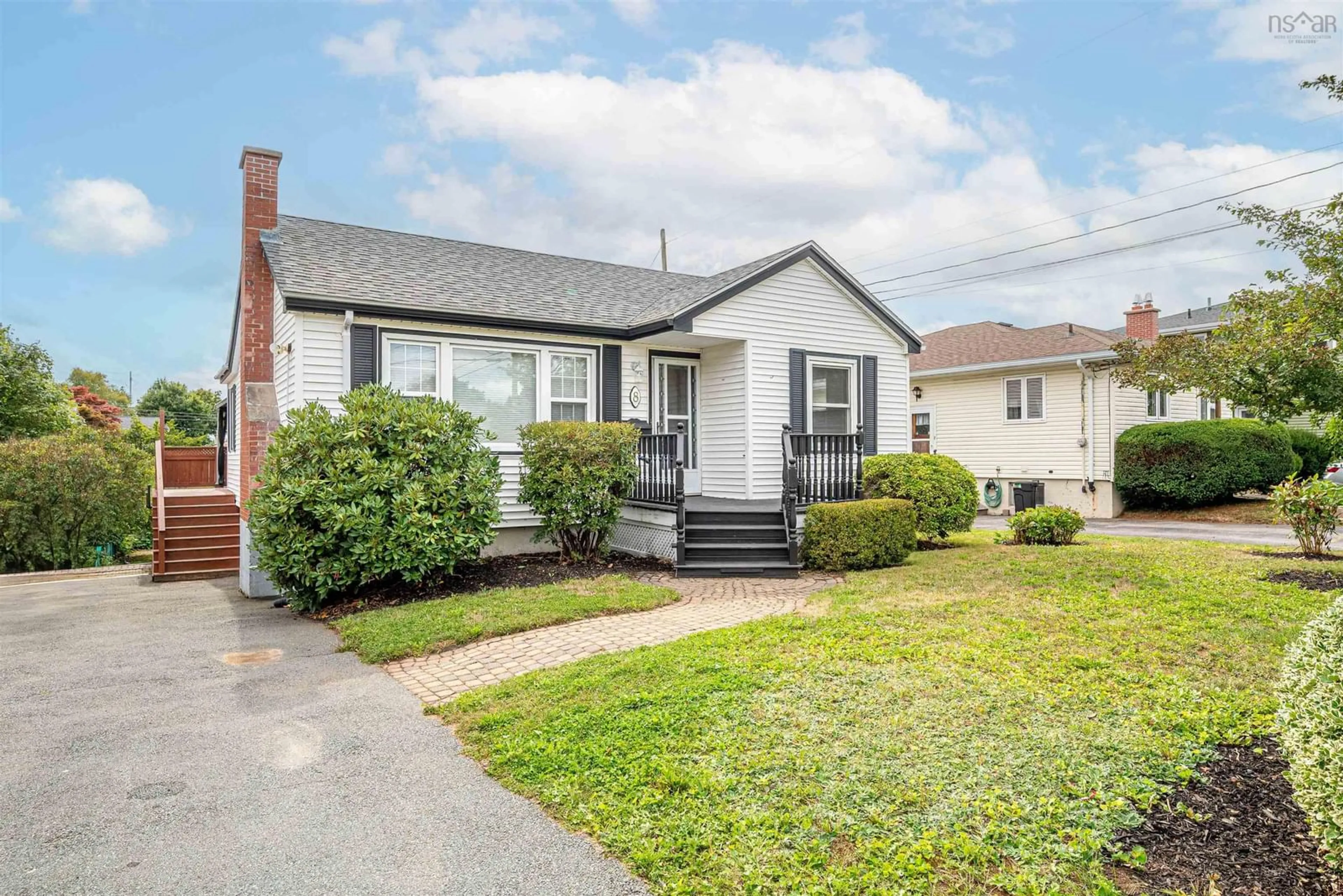 Home with vinyl exterior material, street for 8 Frederick St, Dartmouth Nova Scotia B3A 2C3
