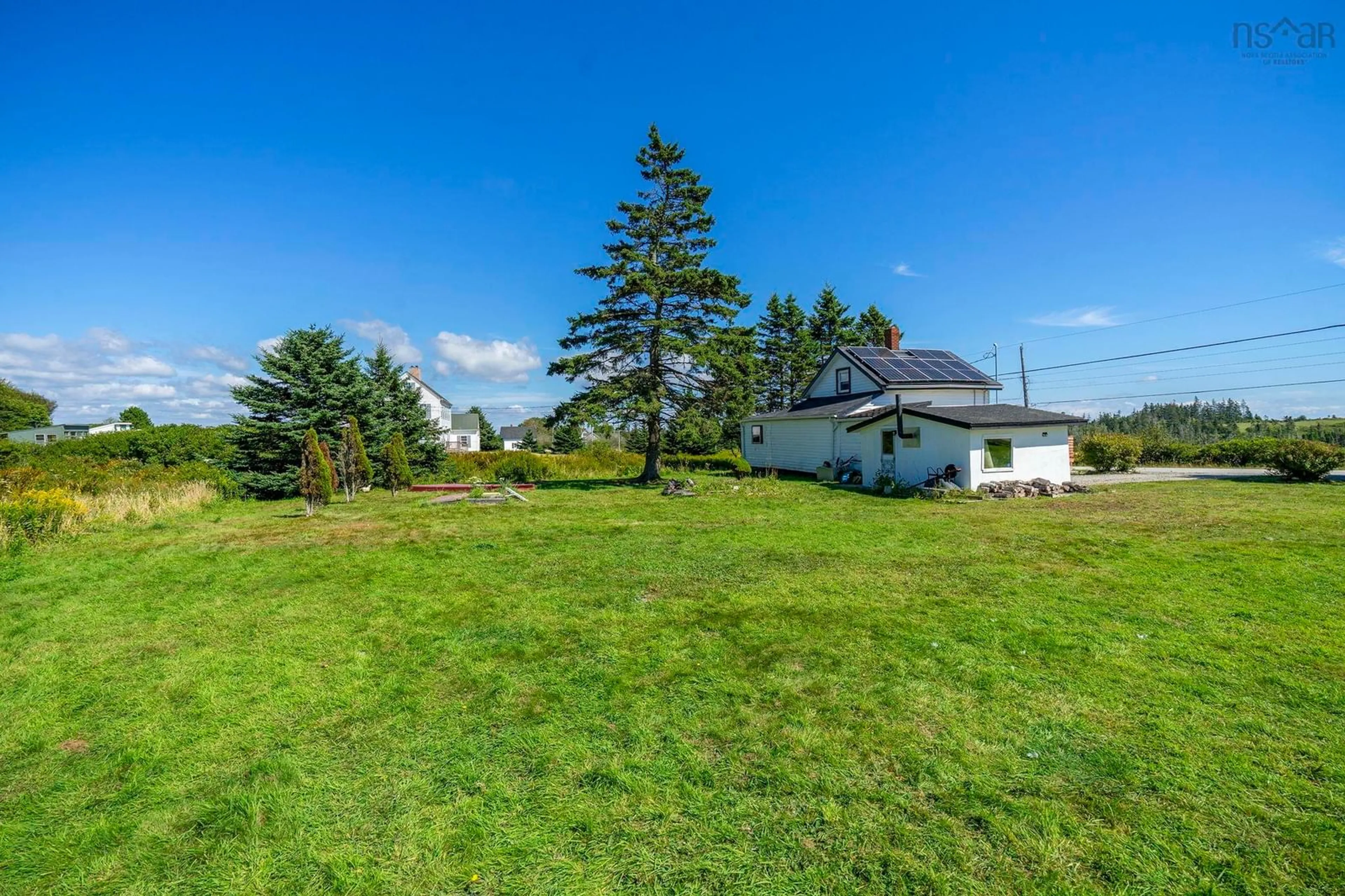 A pic from outside/outdoor area/front of a property/back of a property/a pic from drone, unknown for 1312 Chebogue Rd, Rockville Nova Scotia B5A 5G2