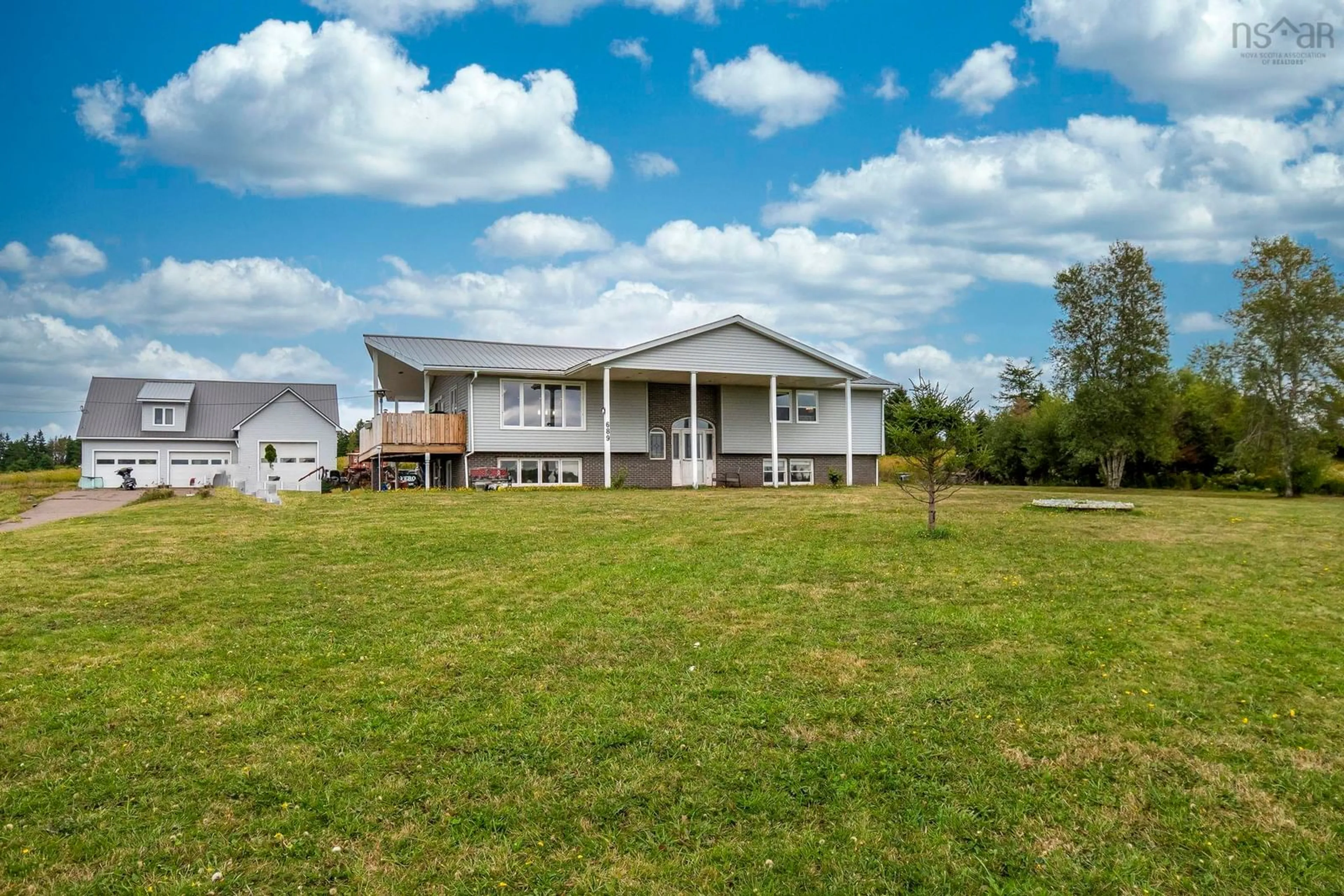 A pic from outside/outdoor area/front of a property/back of a property/a pic from drone, water/lake/river/ocean view for 689 Old Greenfield Rd, Greenfield Nova Scotia B6L 3Y4