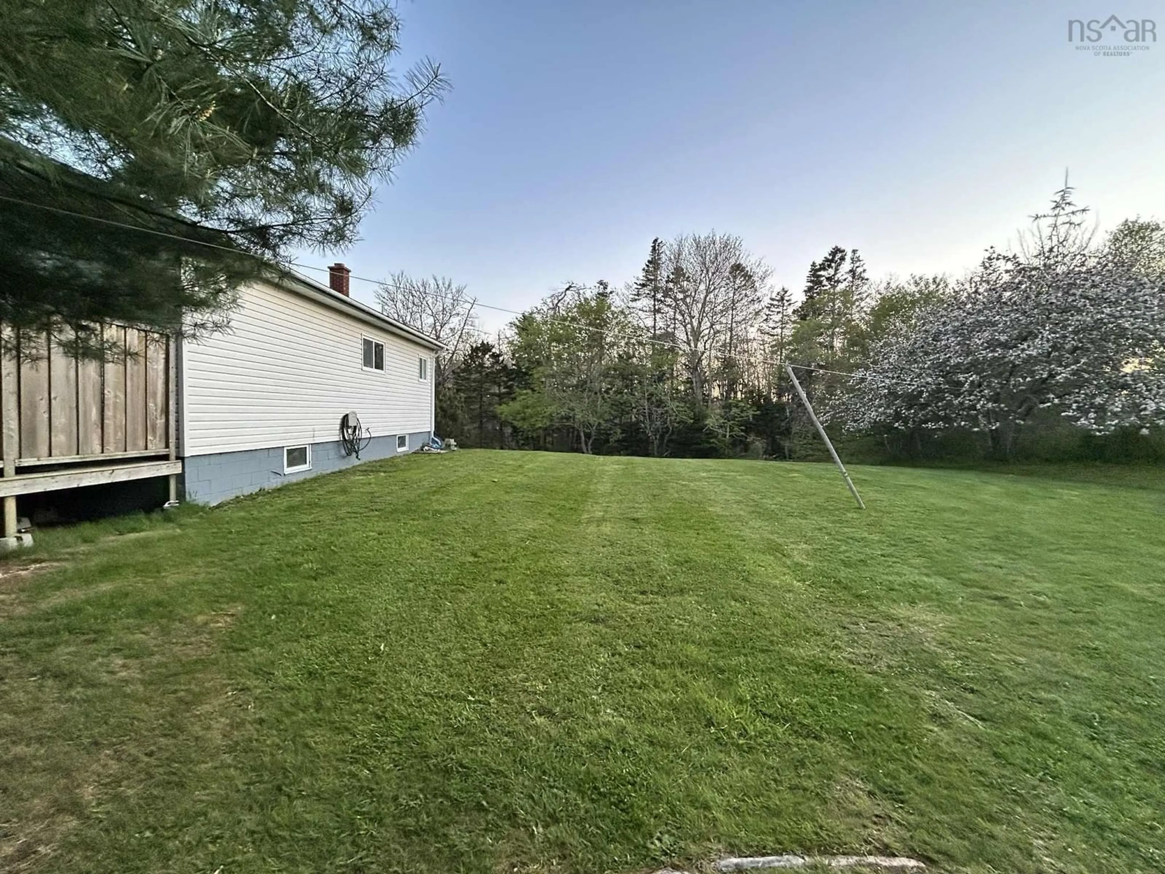 A pic from outside/outdoor area/front of a property/back of a property/a pic from drone, forest/trees view for 665 Belleville Rd, Tusket Nova Scotia B0W 3M0