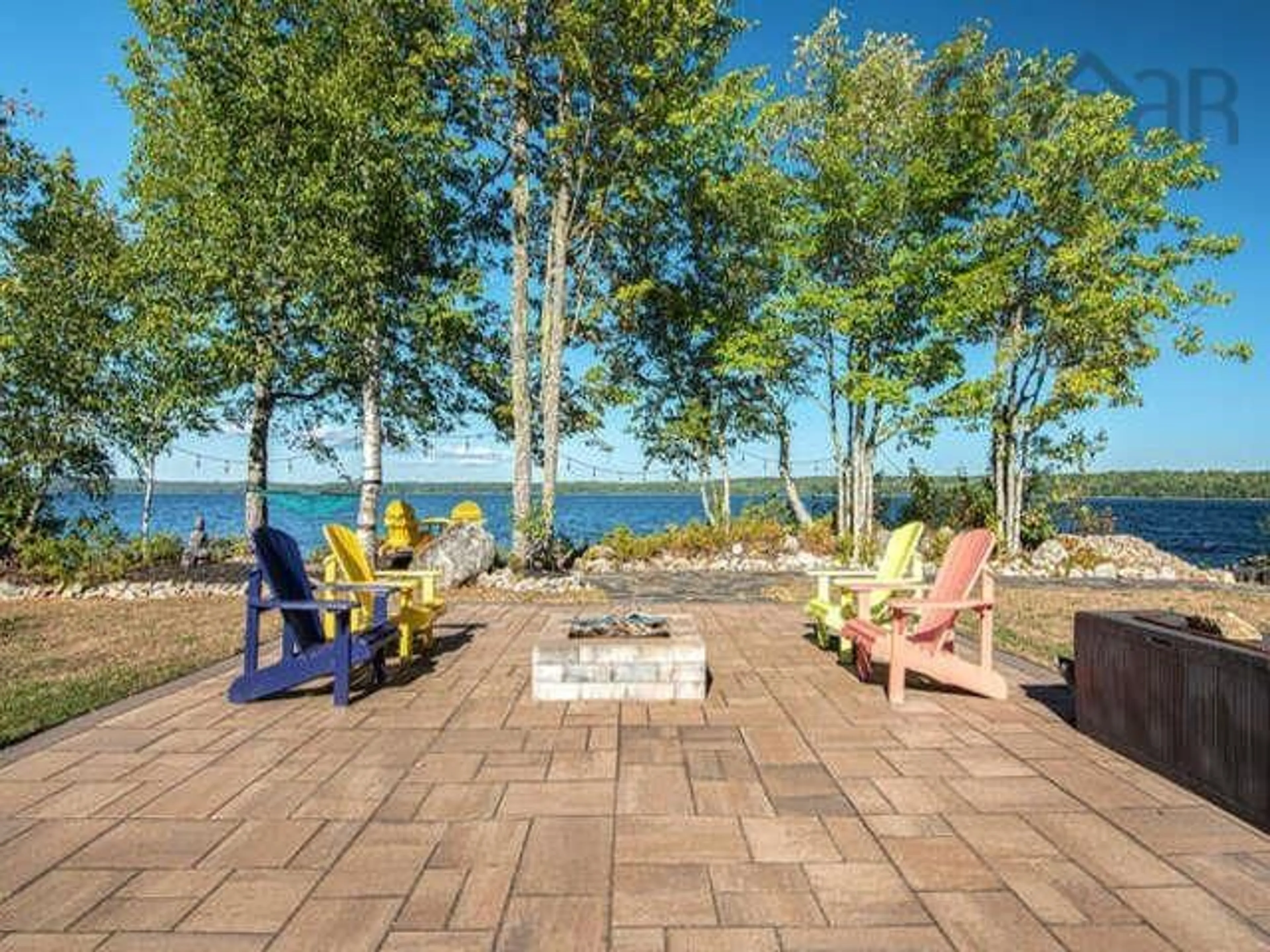 Patio, water/lake/river/ocean view for 1037 High Landing Rd, Parkdale Nova Scotia B0R 1A0