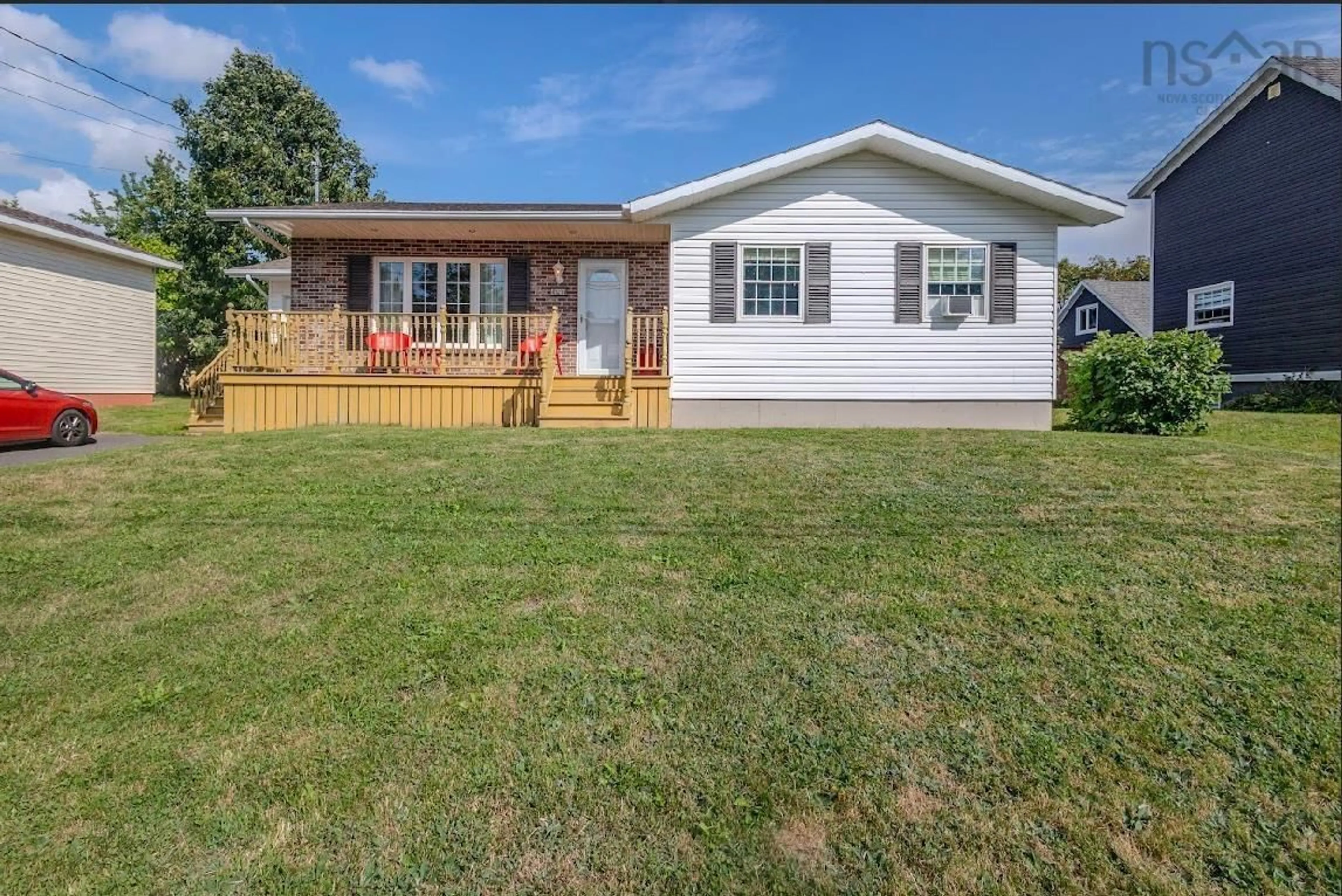 Home with vinyl exterior material, street for 13 Hodder Ave, North Sydney Nova Scotia B2A 3T4