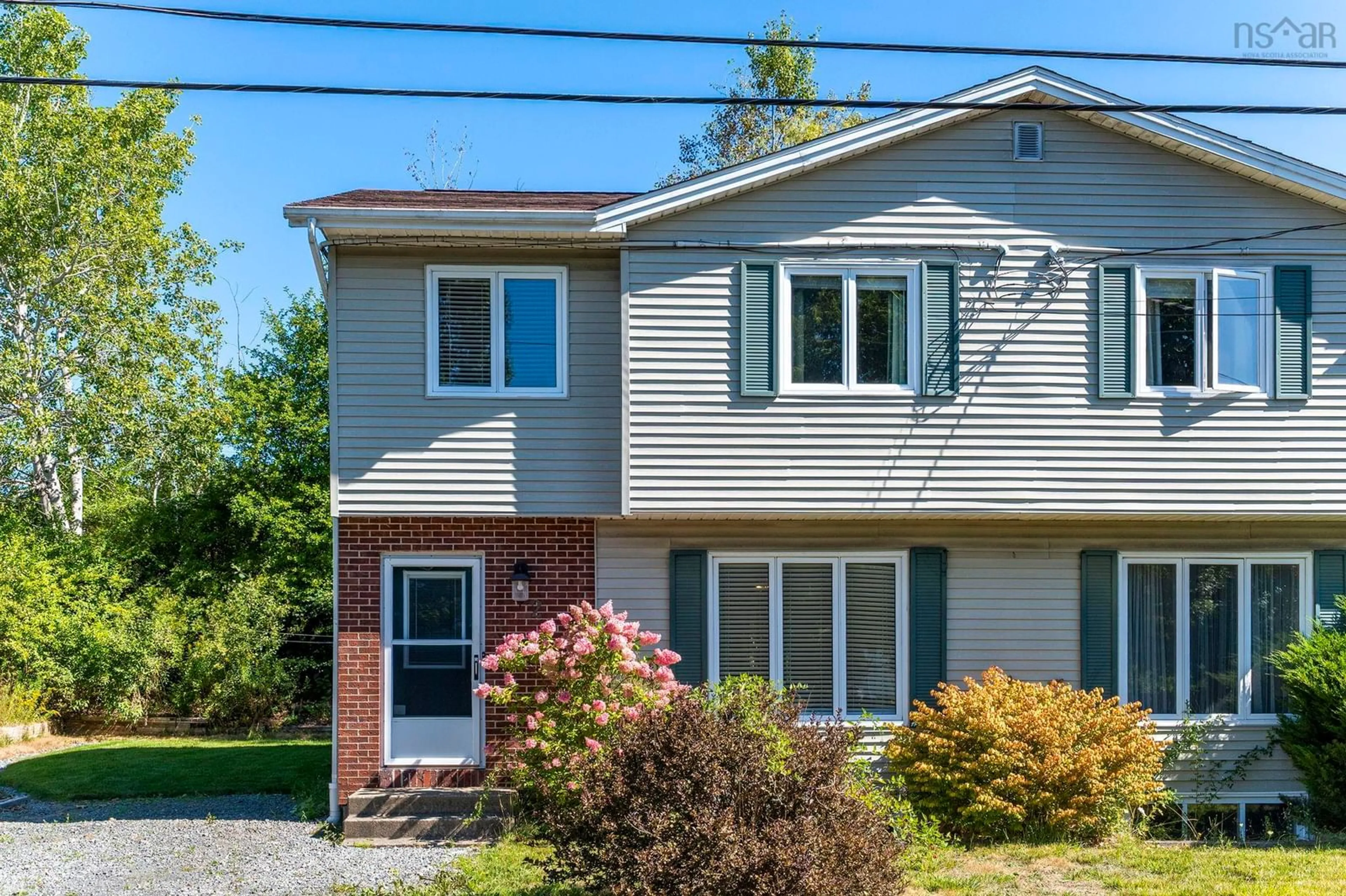Home with vinyl exterior material, street for 2 Sami Dr, Lower Sackville Nova Scotia B4C 3S2