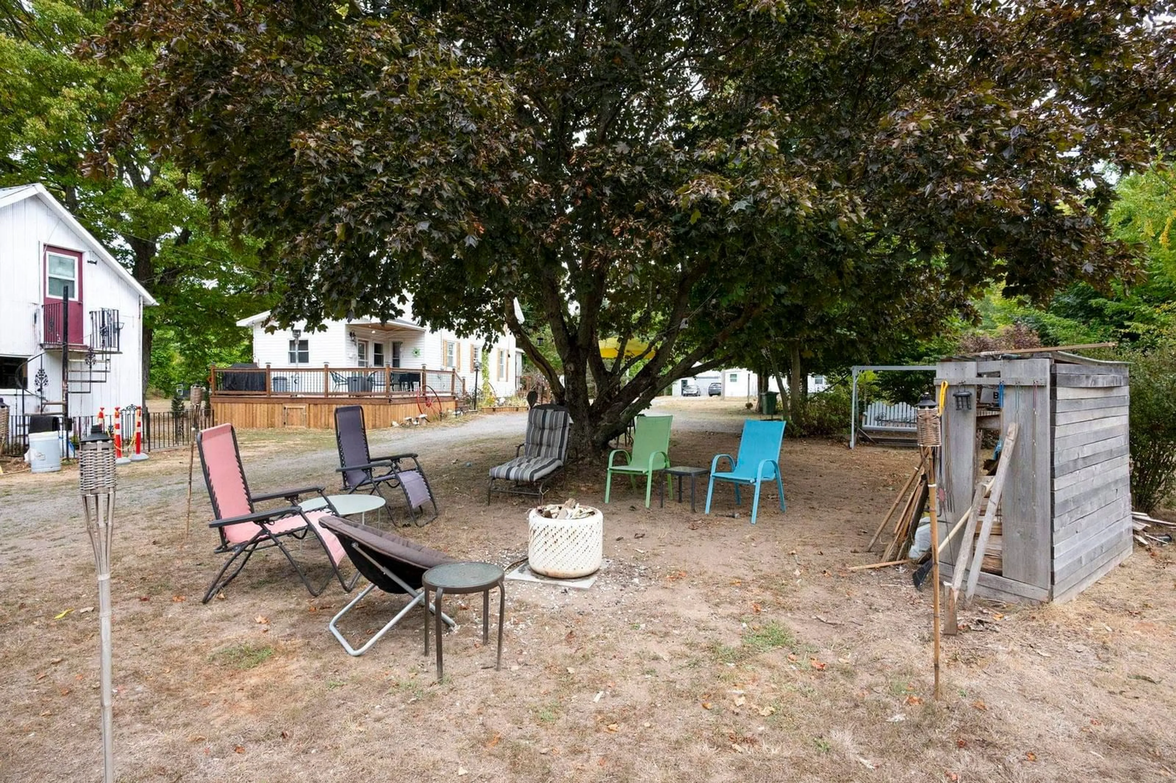 Patio, street for 1617 Black Rock Rd, Waterville Nova Scotia B0P 1V0