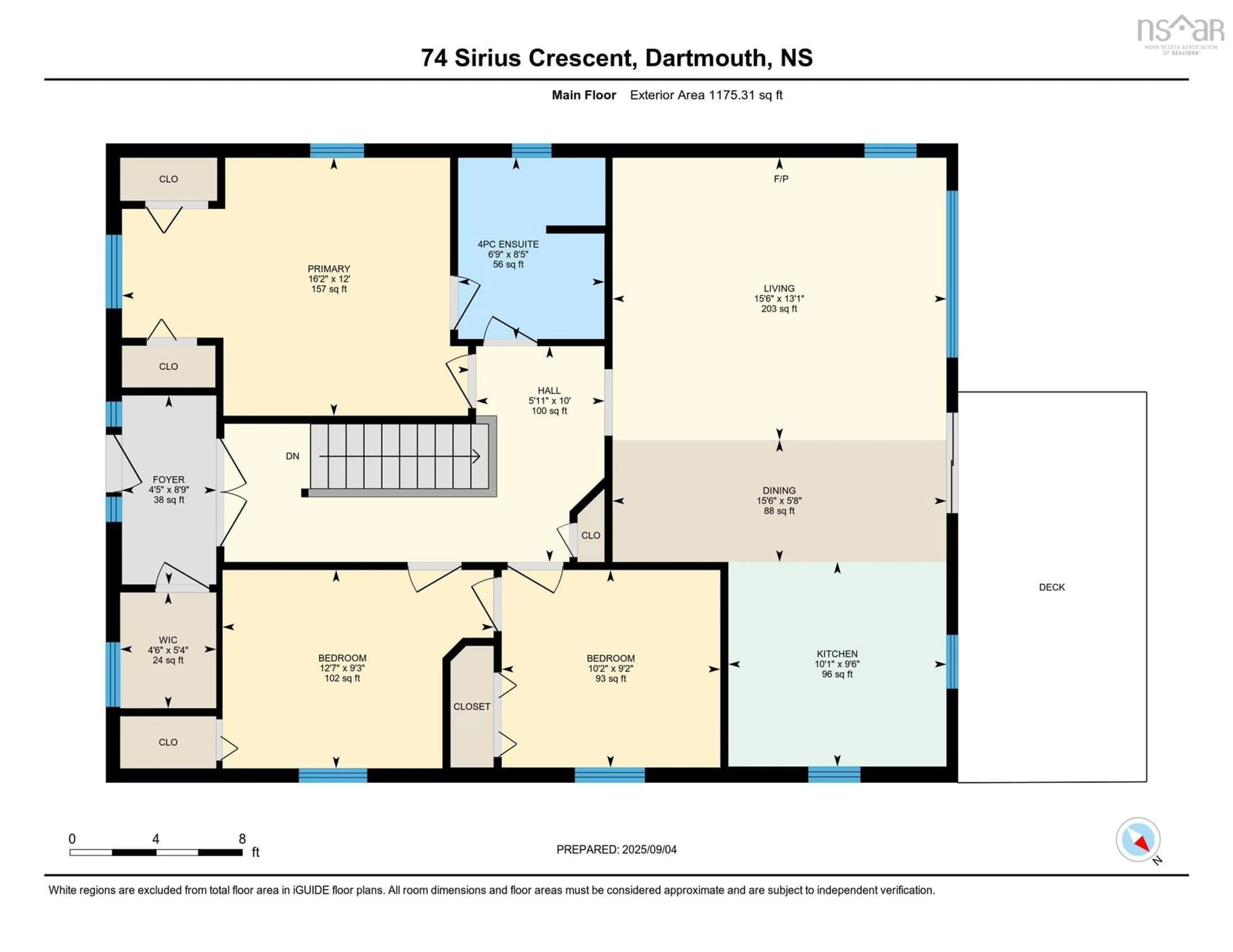 Floor plan for 74 Sirius Cres, Cole Harbour Nova Scotia B2W 4L5