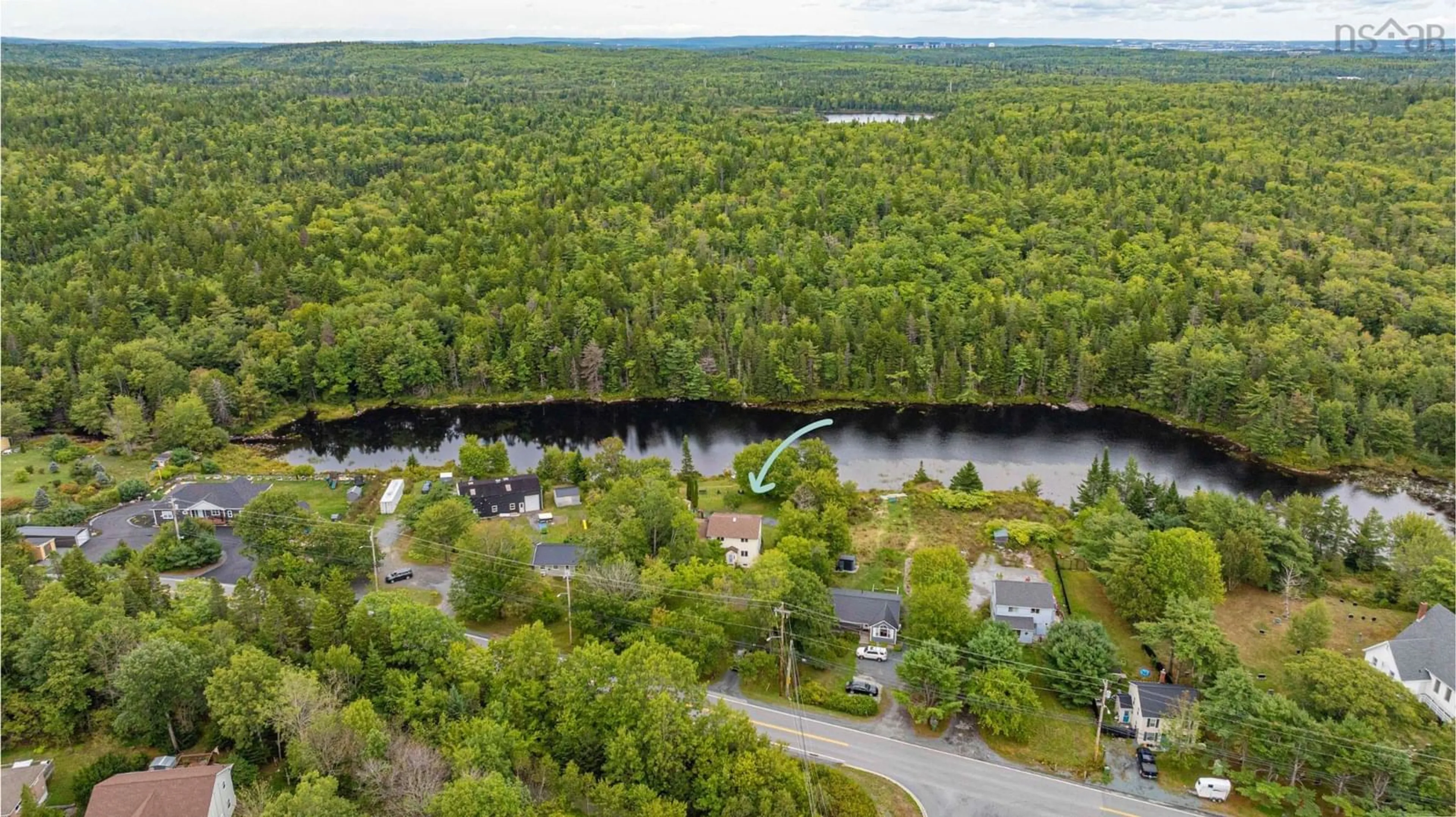 A pic from outside/outdoor area/front of a property/back of a property/a pic from drone, water/lake/river/ocean view for 2571 St. Margaret's Bay Rd, Timberlea Nova Scotia B3T 1H2
