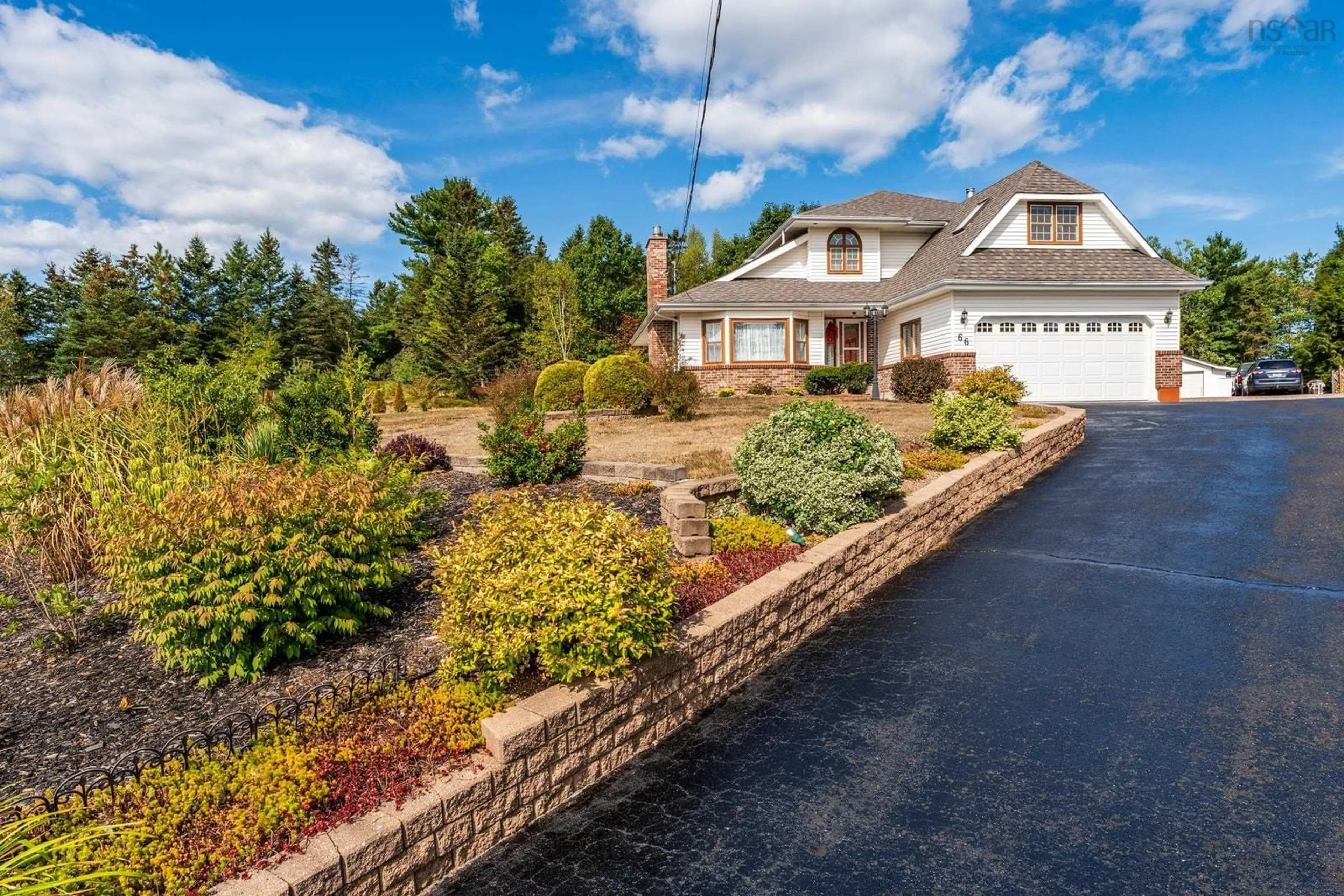 A pic from outside/outdoor area/front of a property/back of a property/a pic from drone, unknown for 66 Dahlgren Cres, North Kingston Nova Scotia B0P 1R0