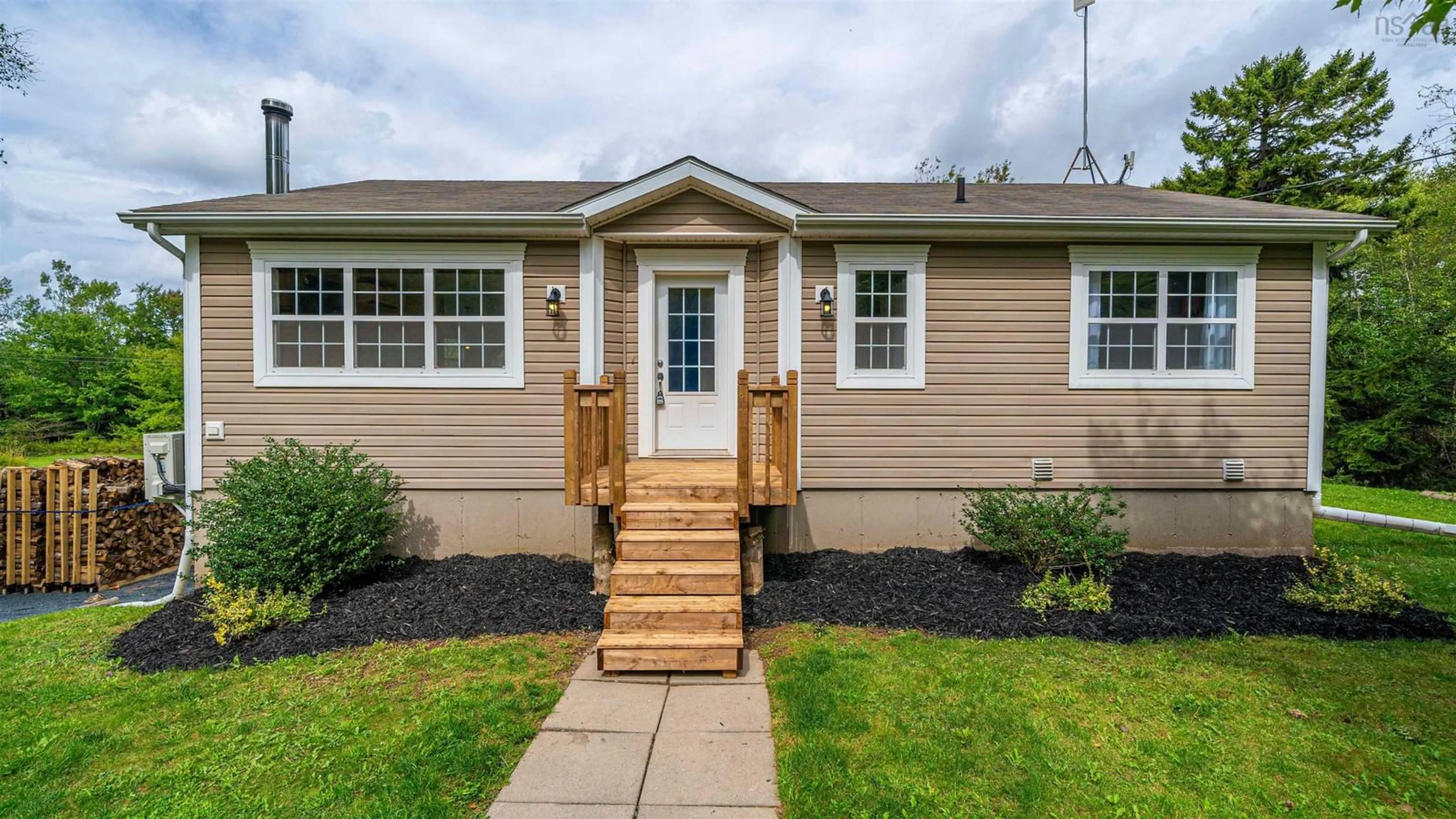 Home with vinyl exterior material, street for 270 J. Ramsey Rd, Wittenburg Nova Scotia B0N 2J0