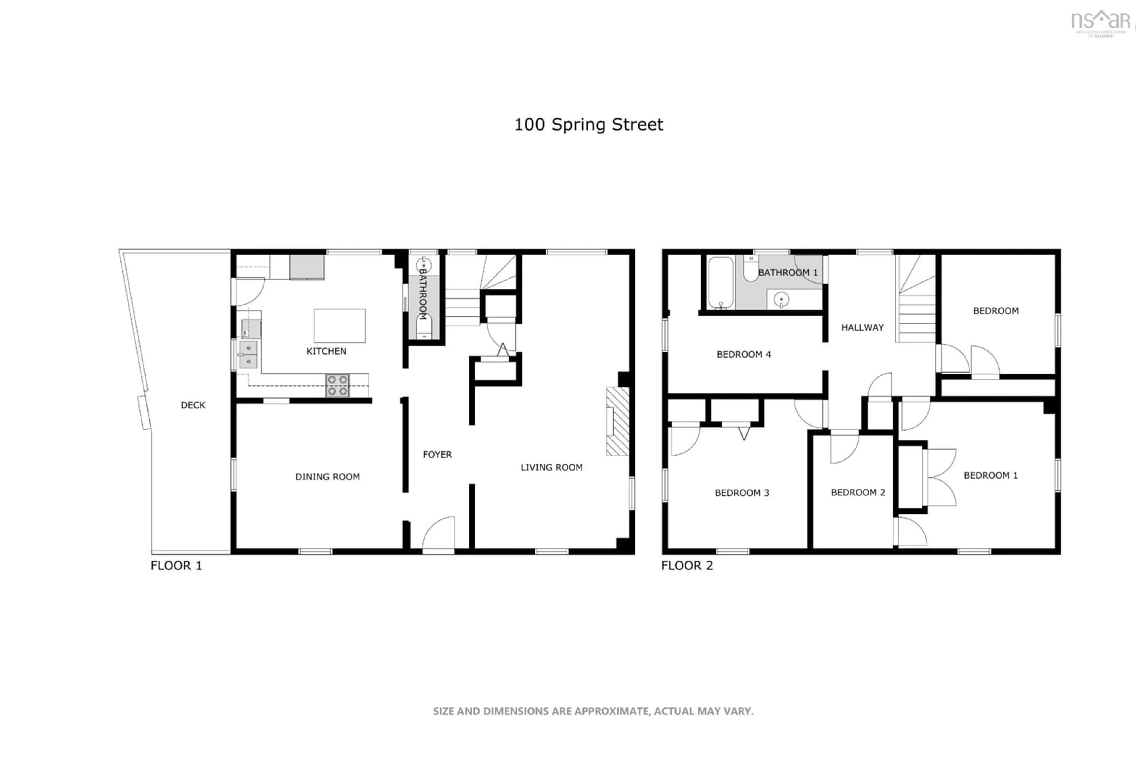 Floor plan for 100 Spring St, Parrsboro Nova Scotia B0M 1S0