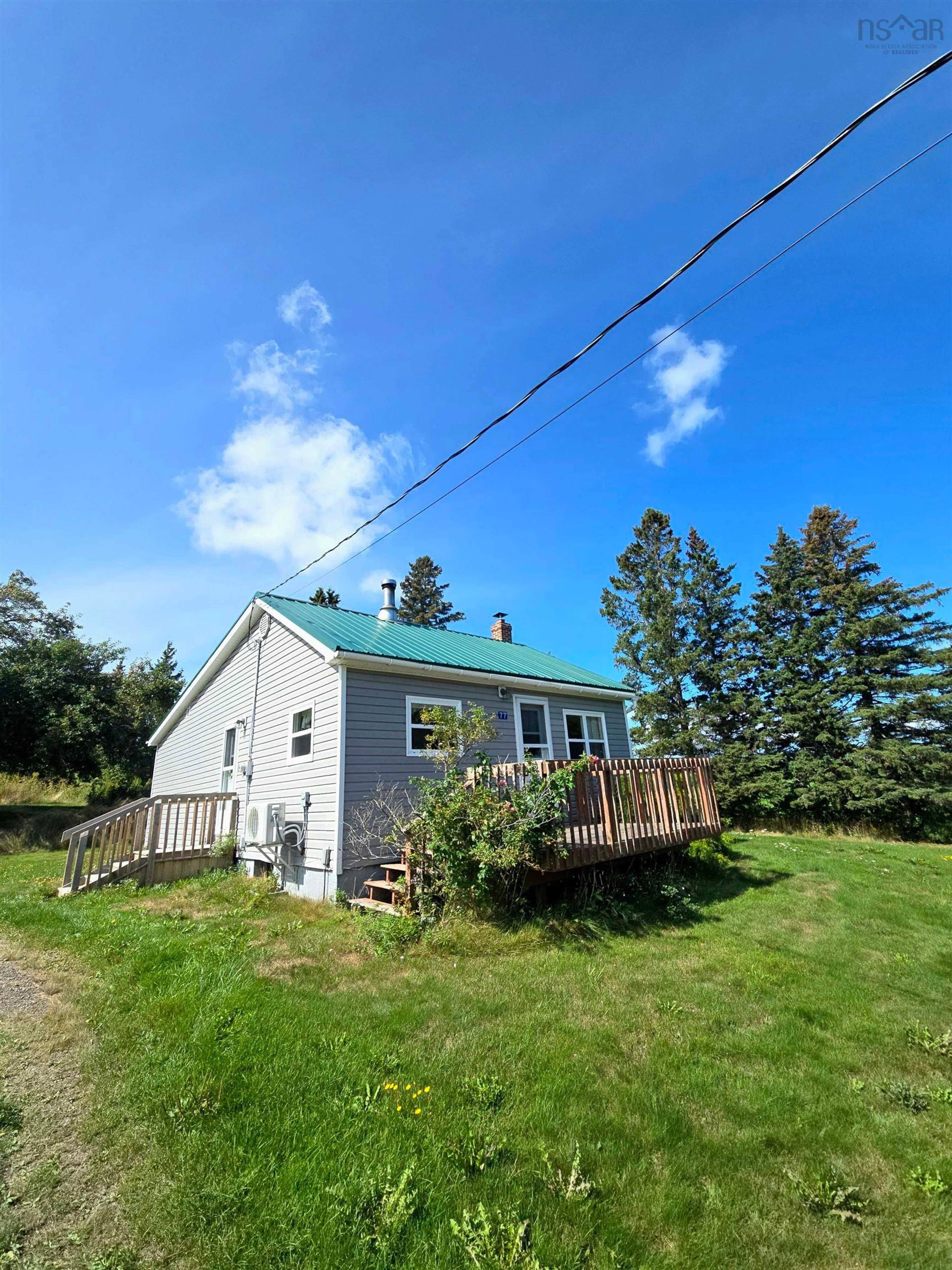 A pic from outside/outdoor area/front of a property/back of a property/a pic from drone, unknown for 77 Bayfield Rd, Afton Nova Scotia B0H 1A0