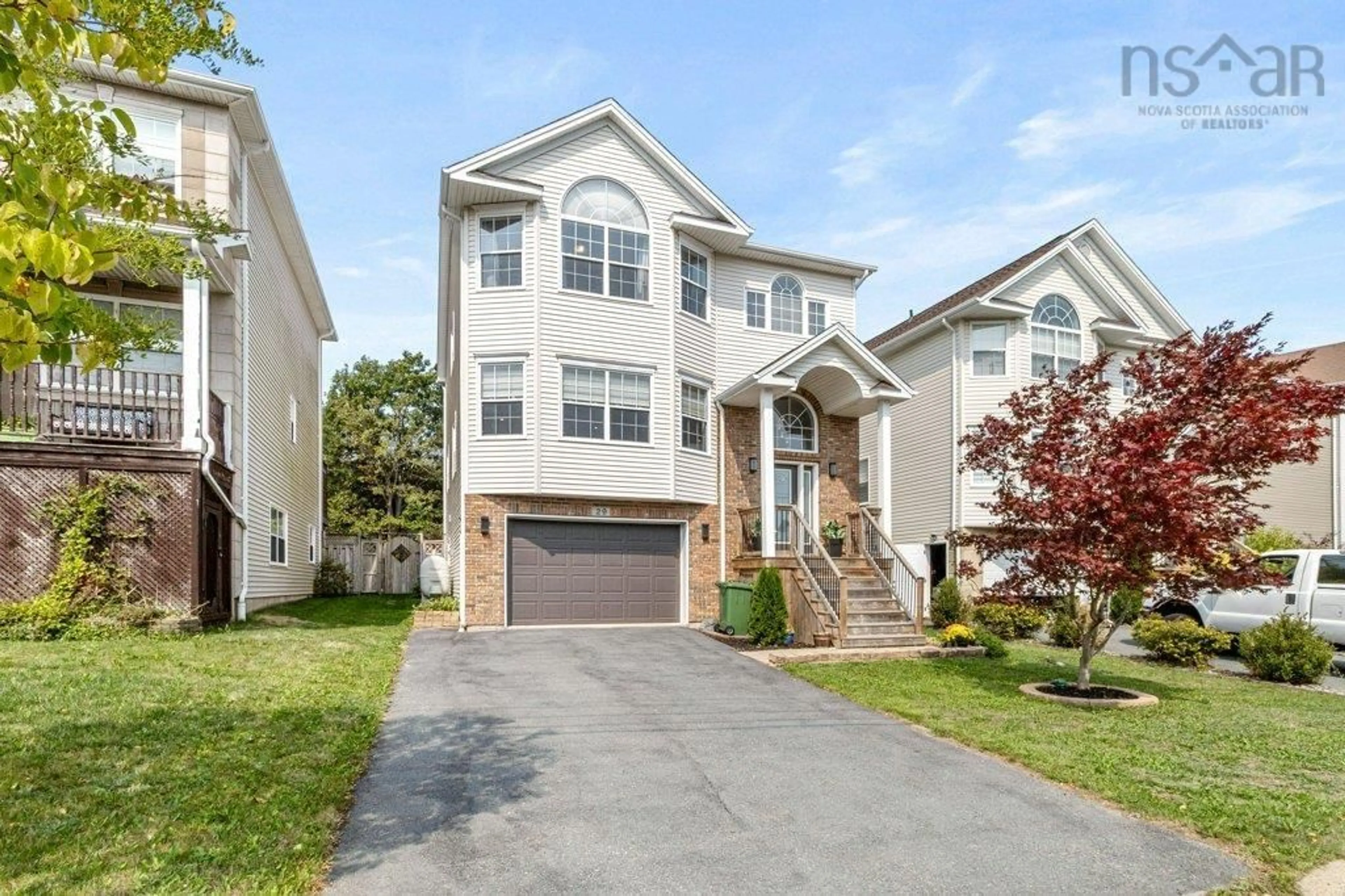 Home with vinyl exterior material, street for 29 Cutter Dr, Halifax Nova Scotia B3M 4W6