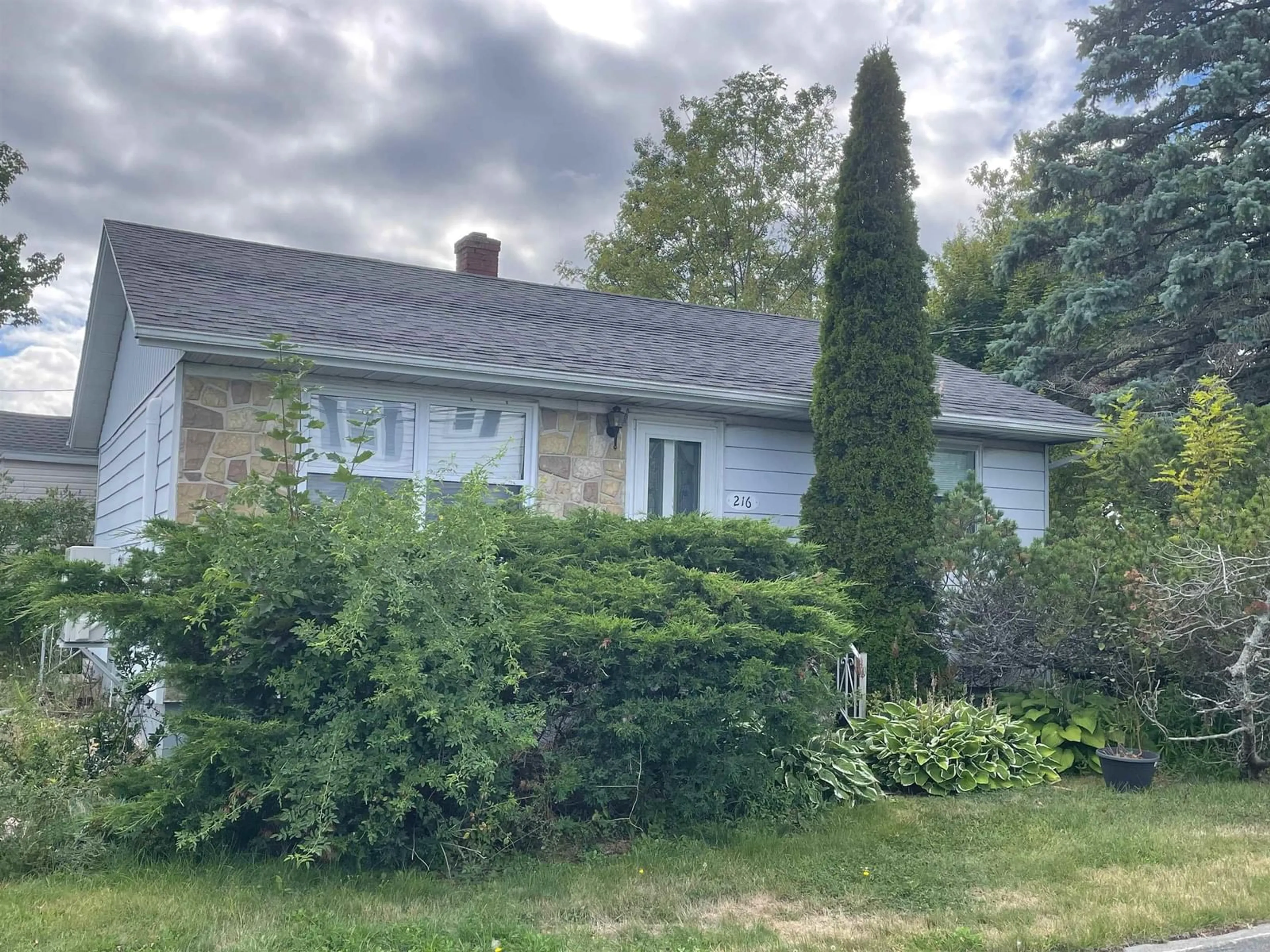 A pic from outside/outdoor area/front of a property/back of a property/a pic from drone, unknown for Ashby Road #216, Sydney Nova Scotia B1P 2S8
