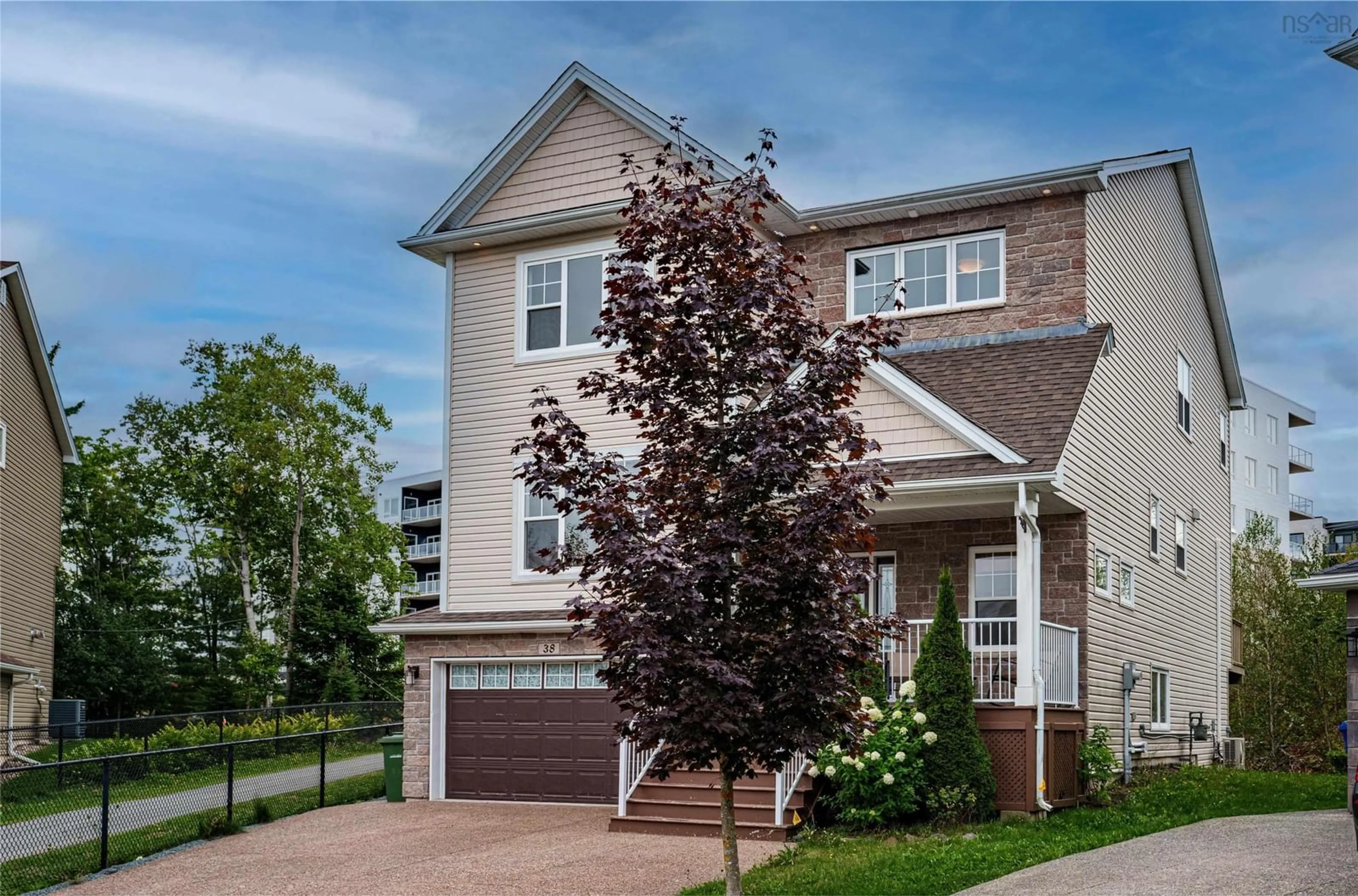 Home with brick exterior material, street for 38 Lowther Lane, Bedford Nova Scotia B4B 0L6