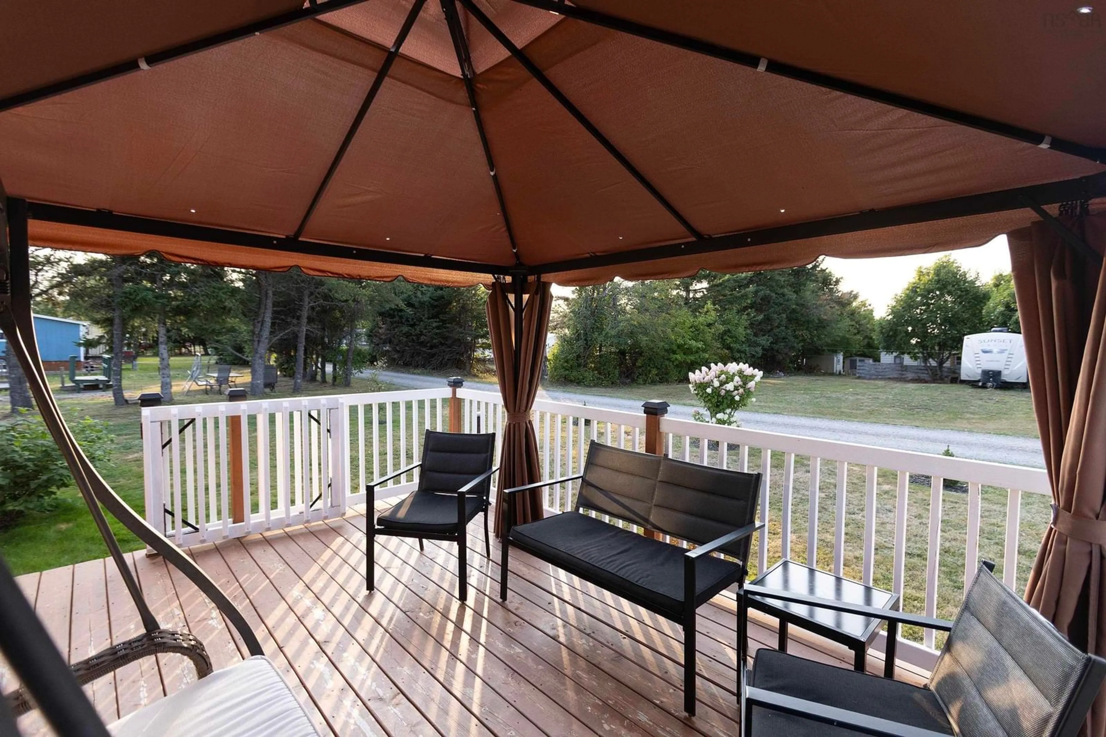 Patio, water/lake/river/ocean view for 193 Jackson Point Rd, Tidnish Bridge Nova Scotia B4H 3X5