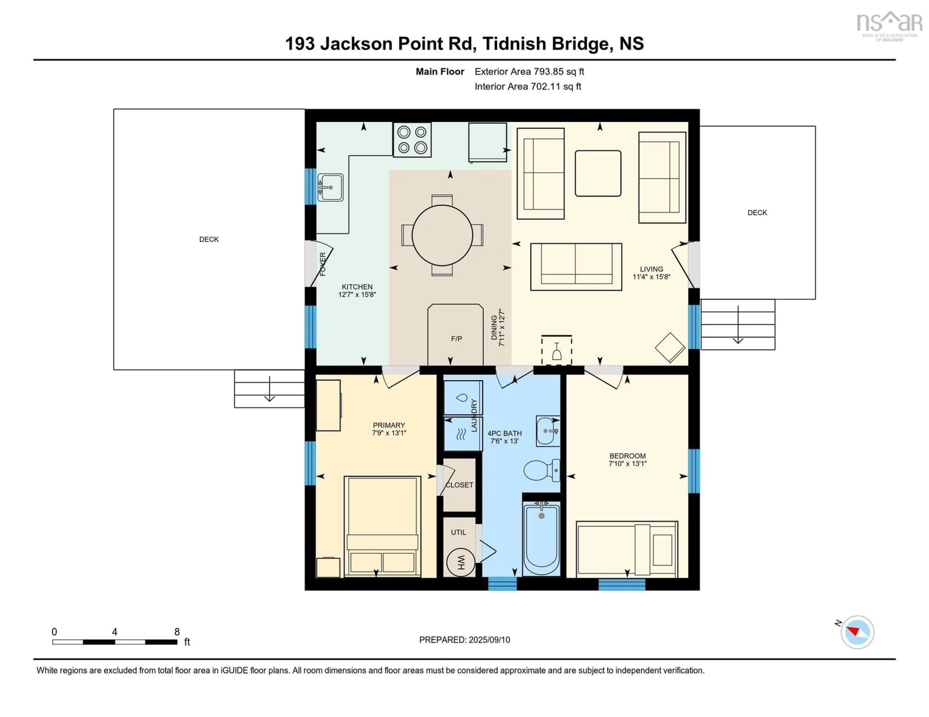 Floor plan for 193 Jackson Point Rd, Tidnish Bridge Nova Scotia B4H 3X5