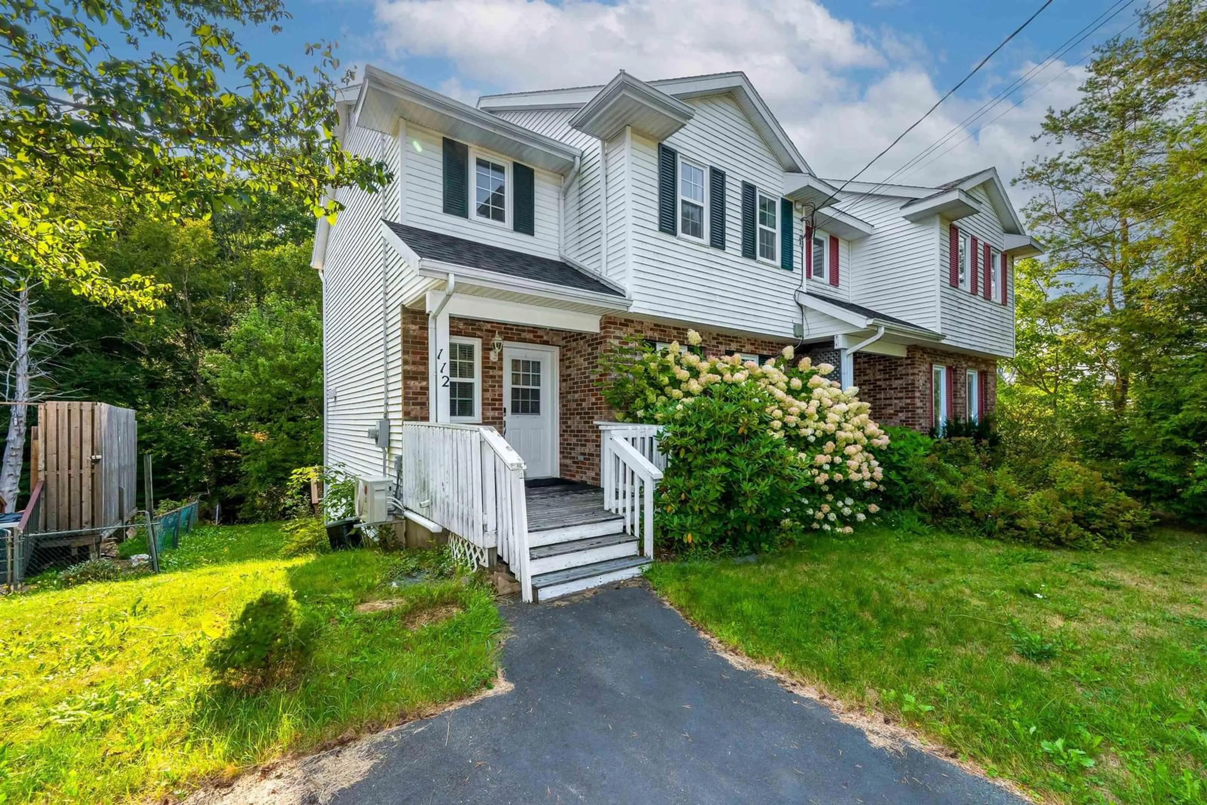 Home with vinyl exterior material, street for 112 Bruce Dr, Lower Sackville Nova Scotia B4C 3V1
