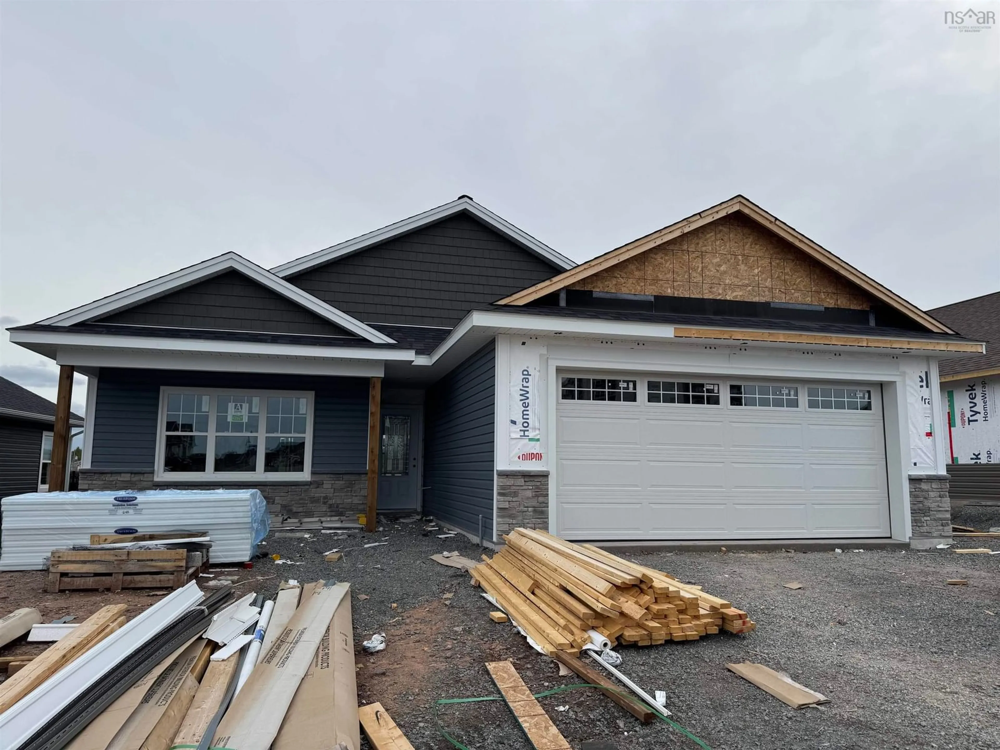 Home with vinyl exterior material, street for 25 Community Way #Lot 4, Garlands Crossing Nova Scotia B0N 2T0