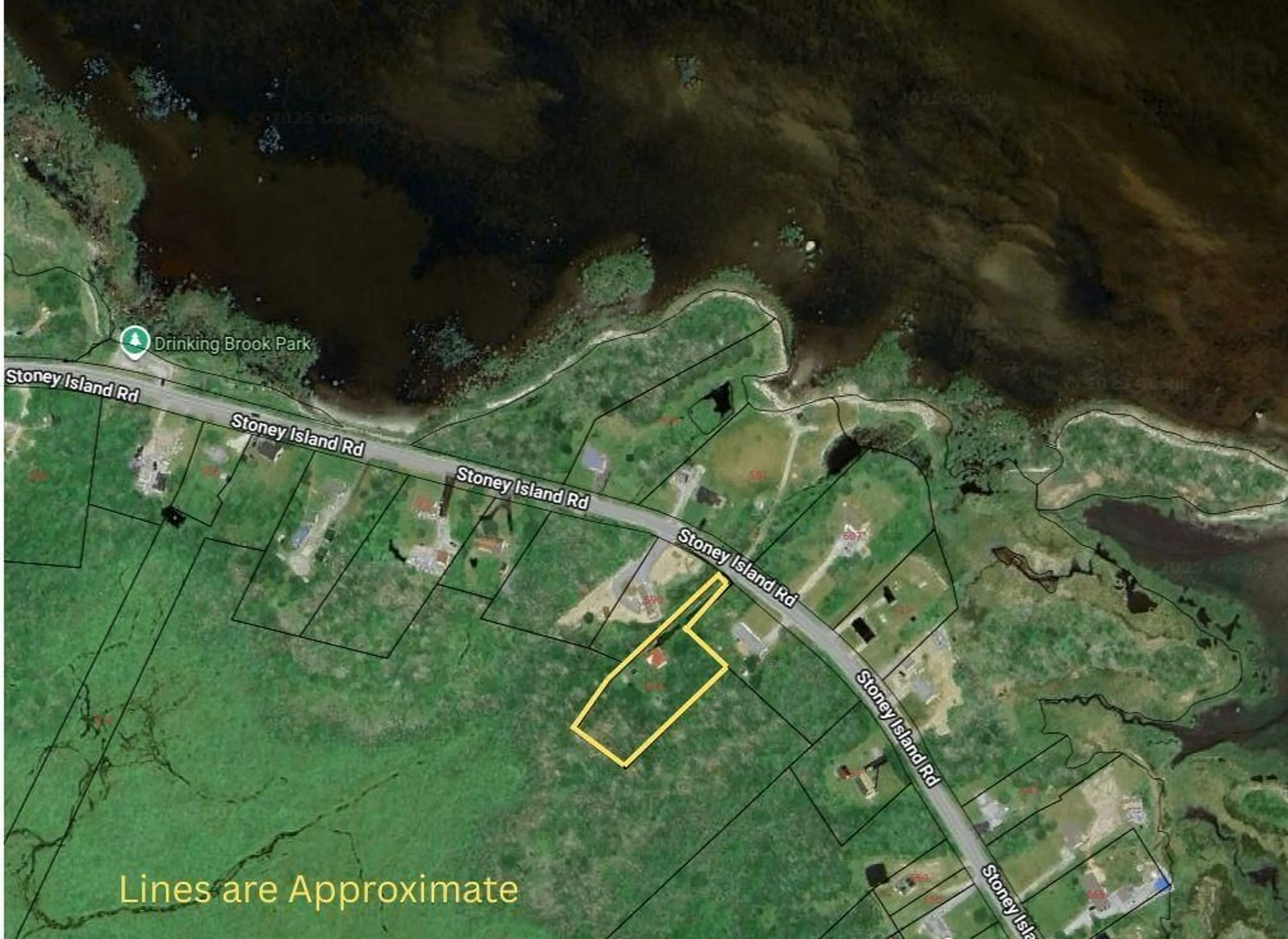 Picture of a map for 600 Stoney Island Rd, Clam Point Nova Scotia B0W 1N0