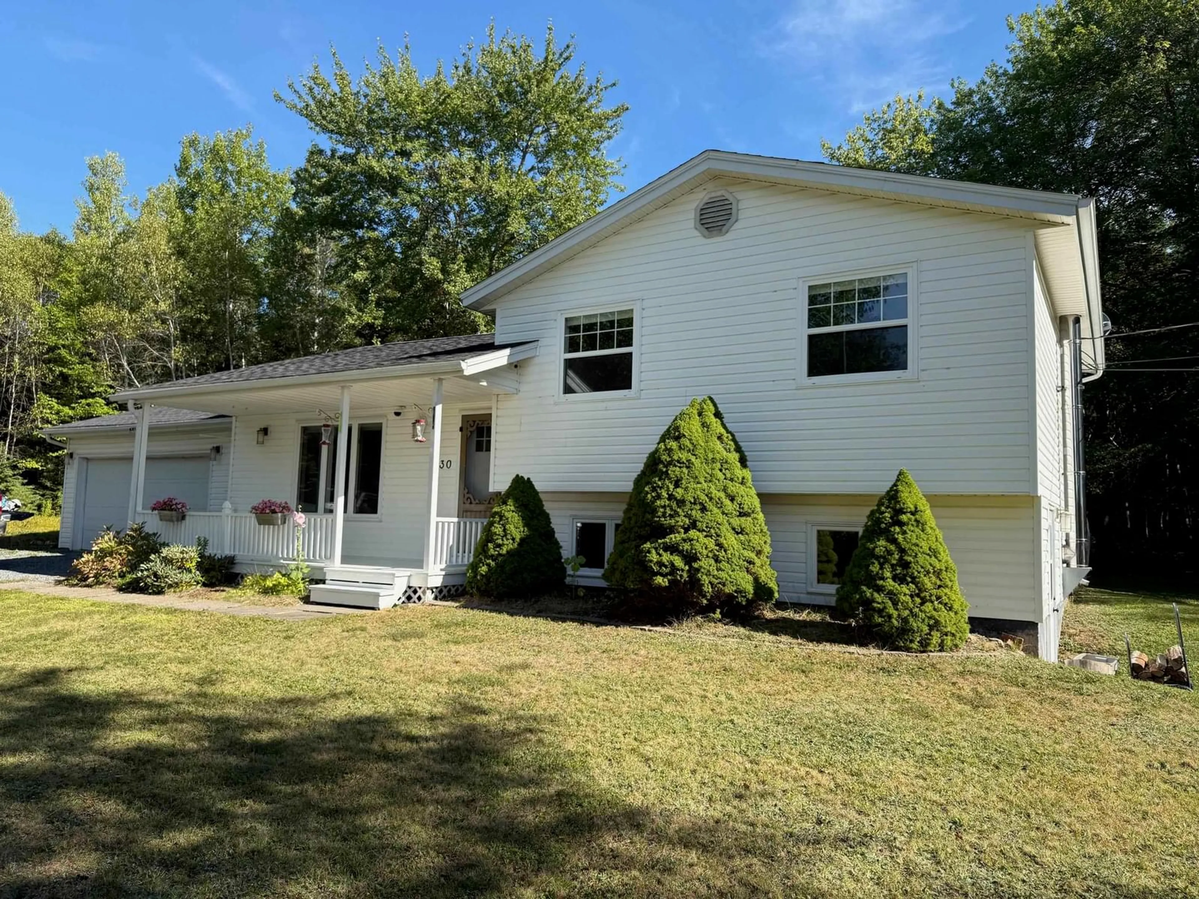 Home with vinyl exterior material, street for 30 Jessie Lane, Pine Grove Nova Scotia B0J 1E0