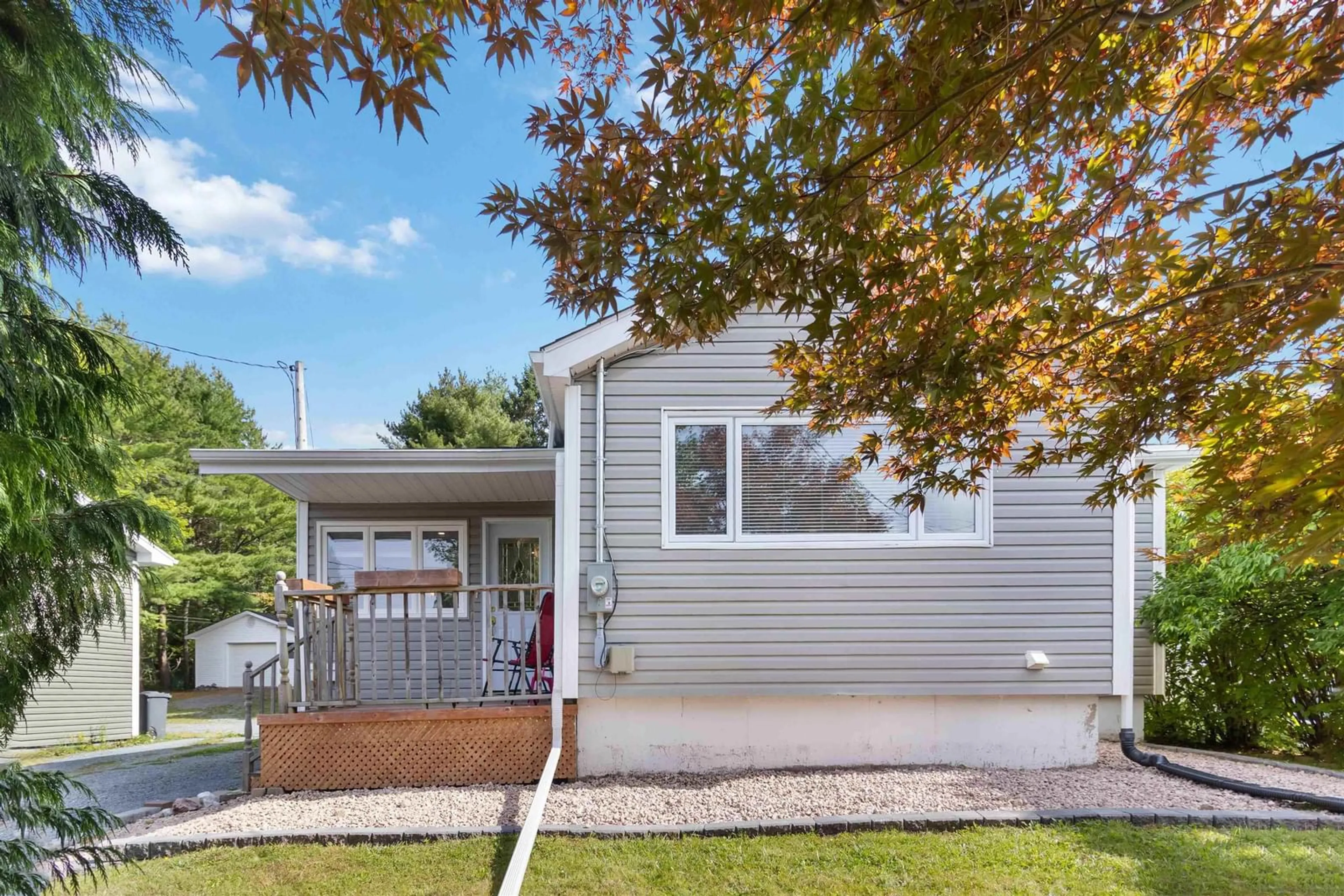 Home with vinyl exterior material, street for 51 Hillside Ave, Lower Sackville Nova Scotia B4C 1W6