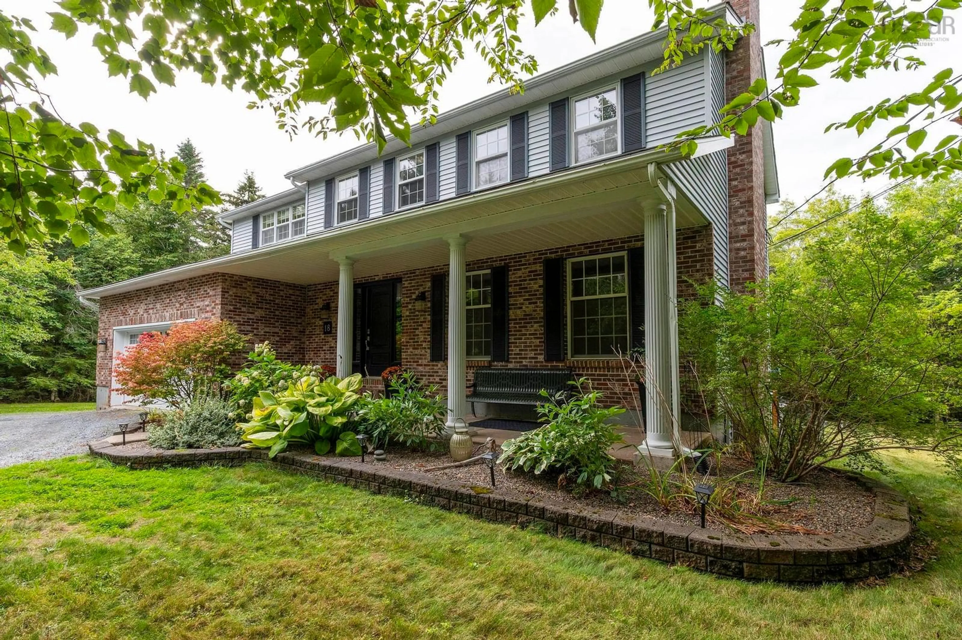 Home with brick exterior material, street for 18 Lylewood Dr, Middle Sackville Nova Scotia B4E 3B1