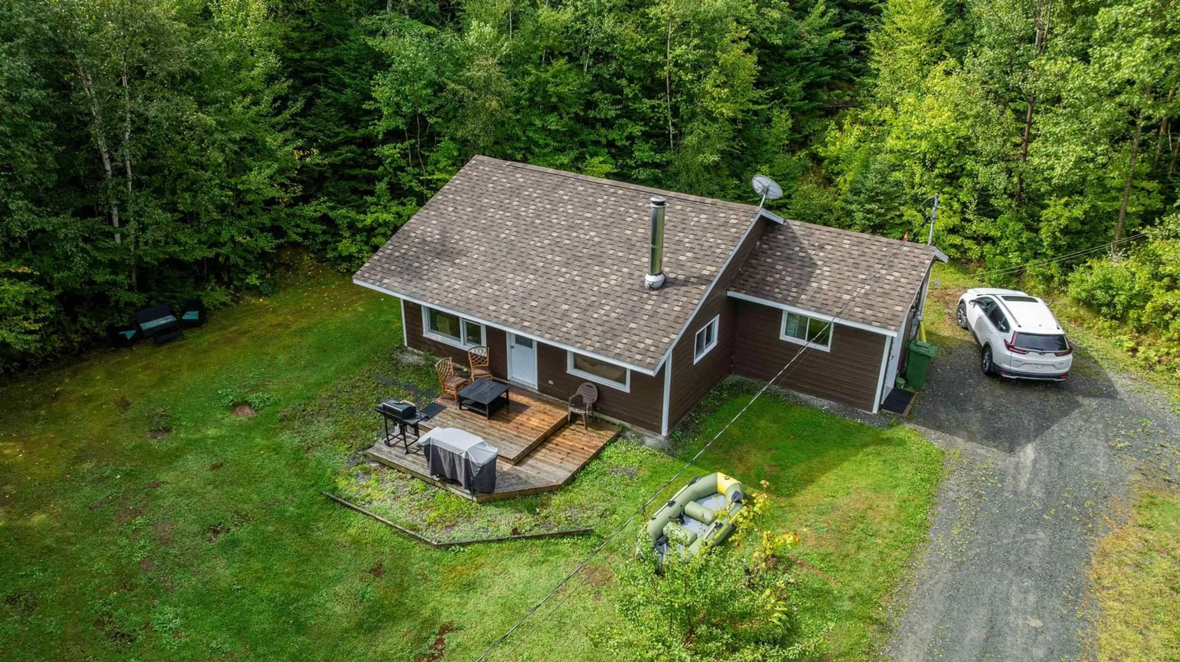 A pic from outside/outdoor area/front of a property/back of a property/a pic from drone, unknown for 87 Highway 224 #224, Sheet Harbour Nova Scotia B0J 3B0