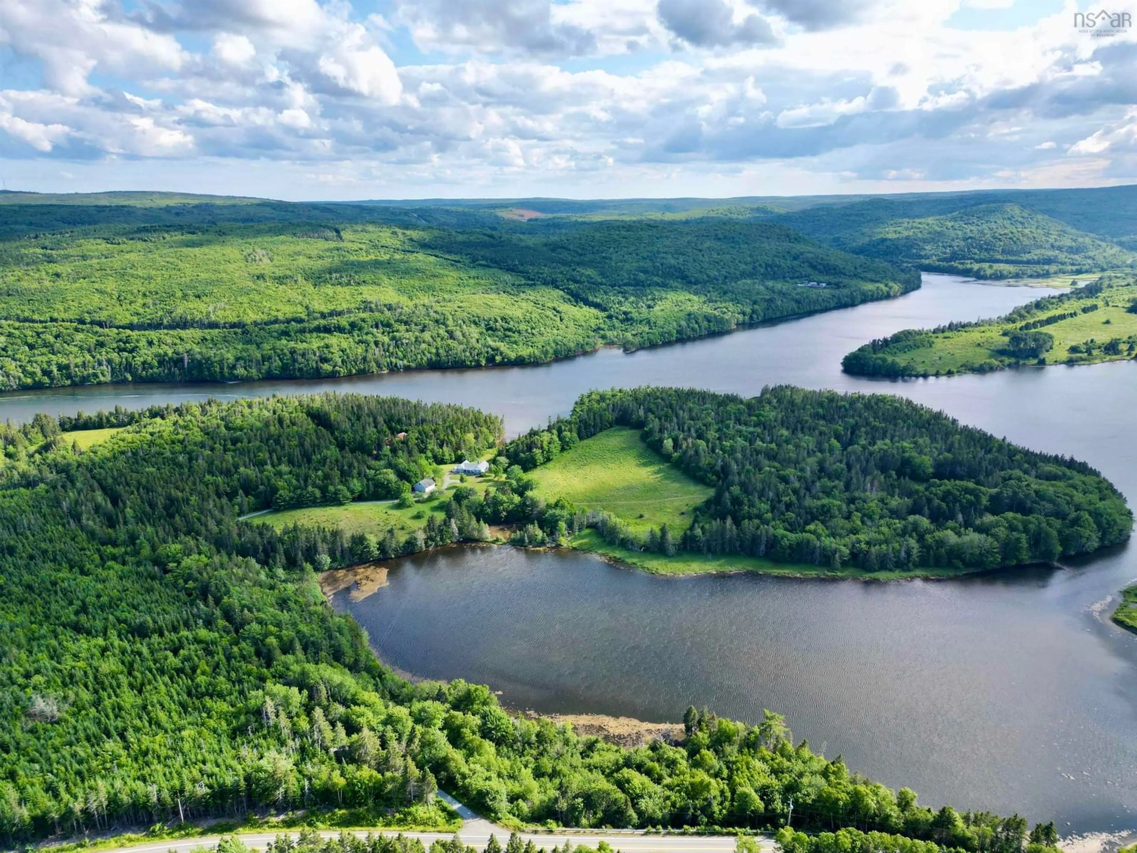 A pic from outside/outdoor area/front of a property/back of a property/a pic from drone, water/lake/river/ocean view for 9169 Highway 16, Cooks Cove Nova Scotia B0H 1N0