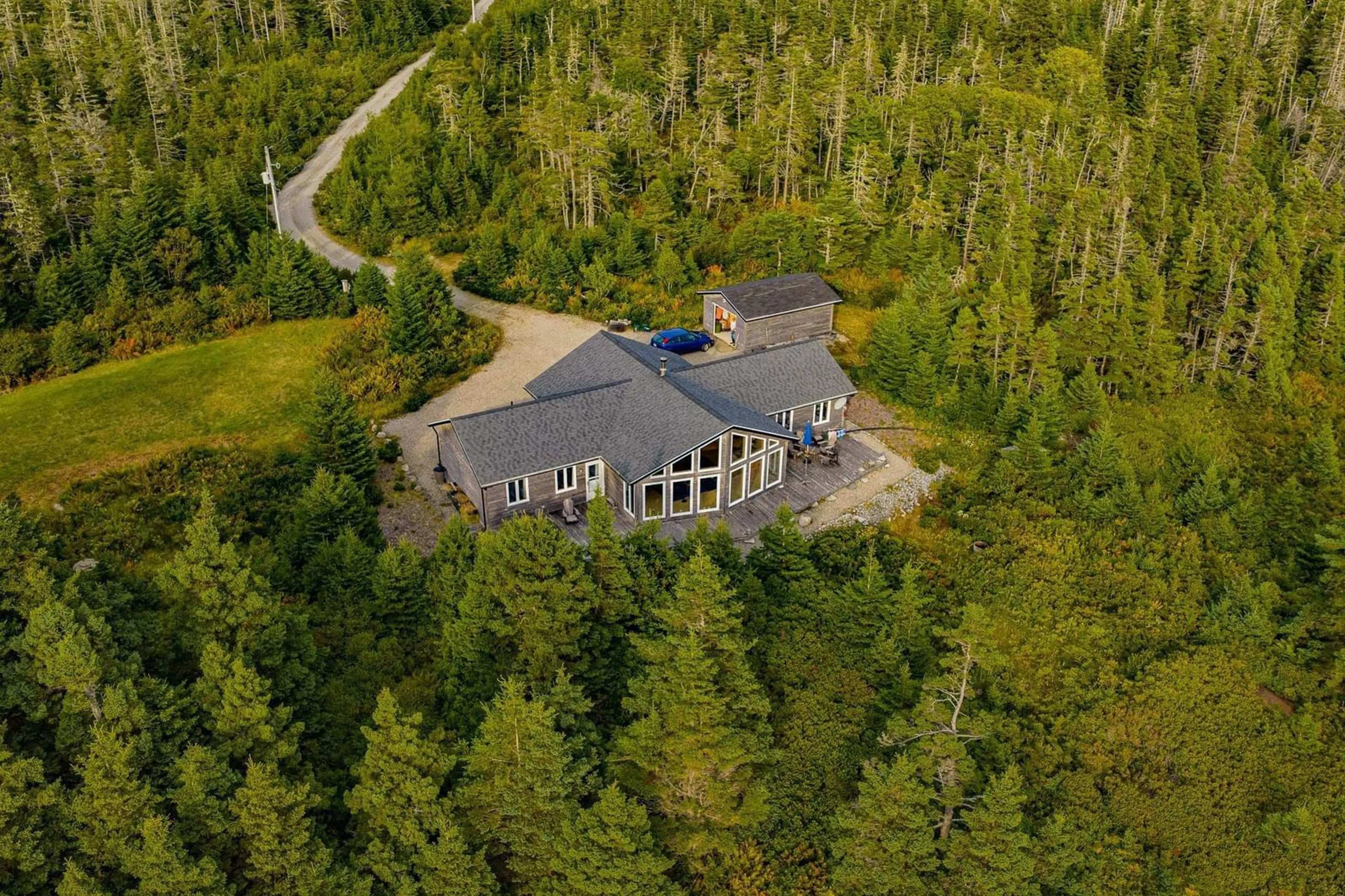 A pic from outside/outdoor area/front of a property/back of a property/a pic from drone, unknown for 1394 Villagedale Road, Villagedale Nova Scotia B0W 1E0