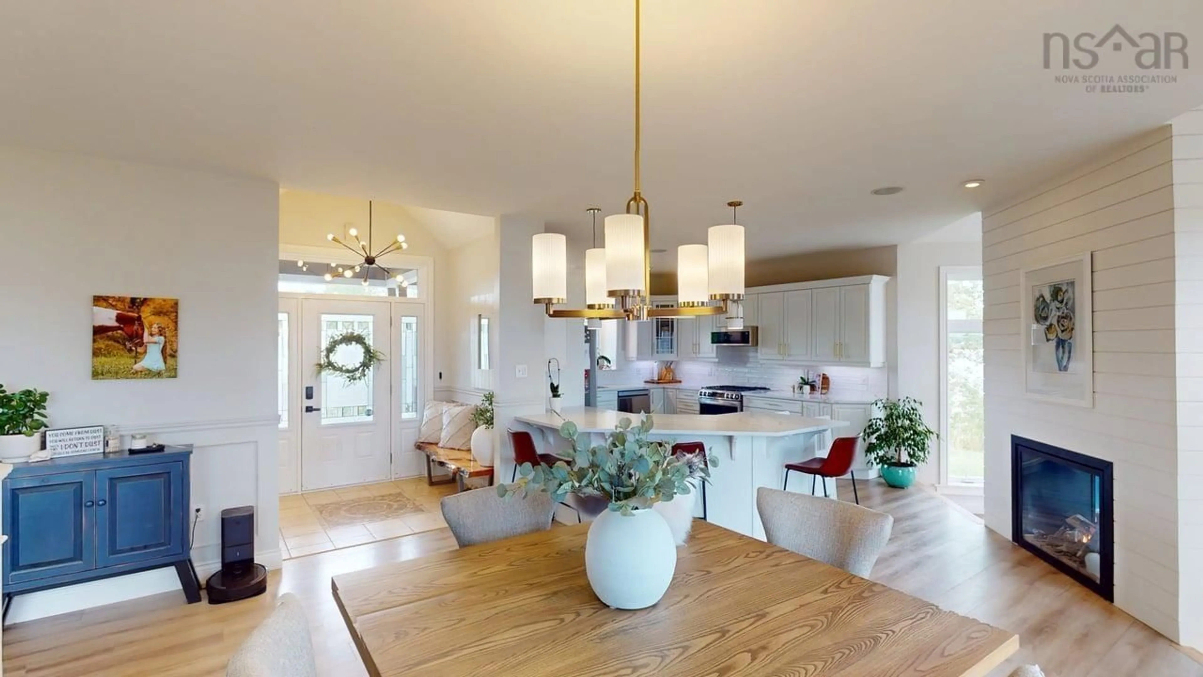 Open concept kitchen, unknown for 62 Douglas Lane, Williams Point Nova Scotia B2G 0B4