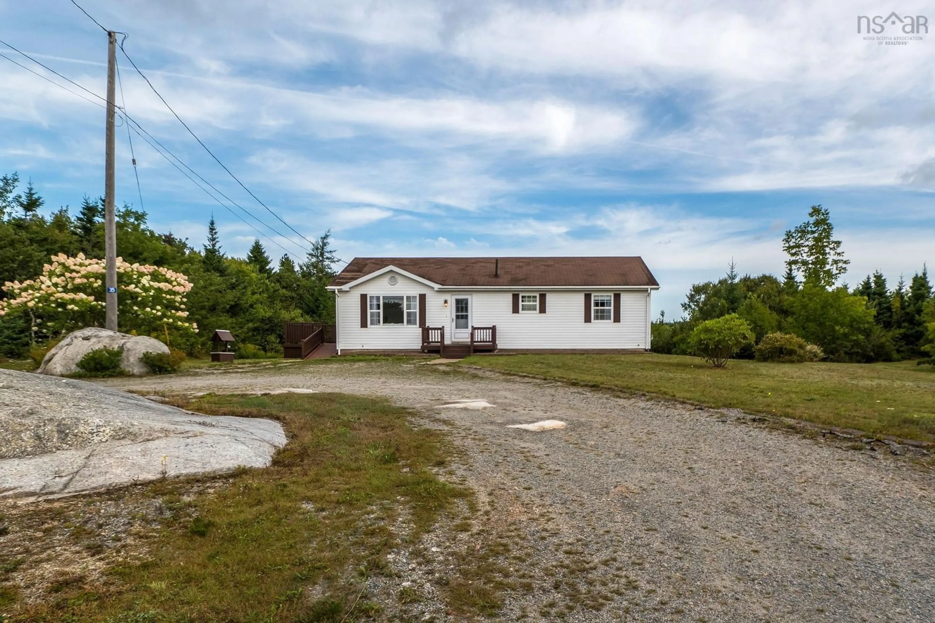 A pic from outside/outdoor area/front of a property/back of a property/a pic from drone, unknown for 35 Kelly Dr, Williamswood Nova Scotia B3V 1E8