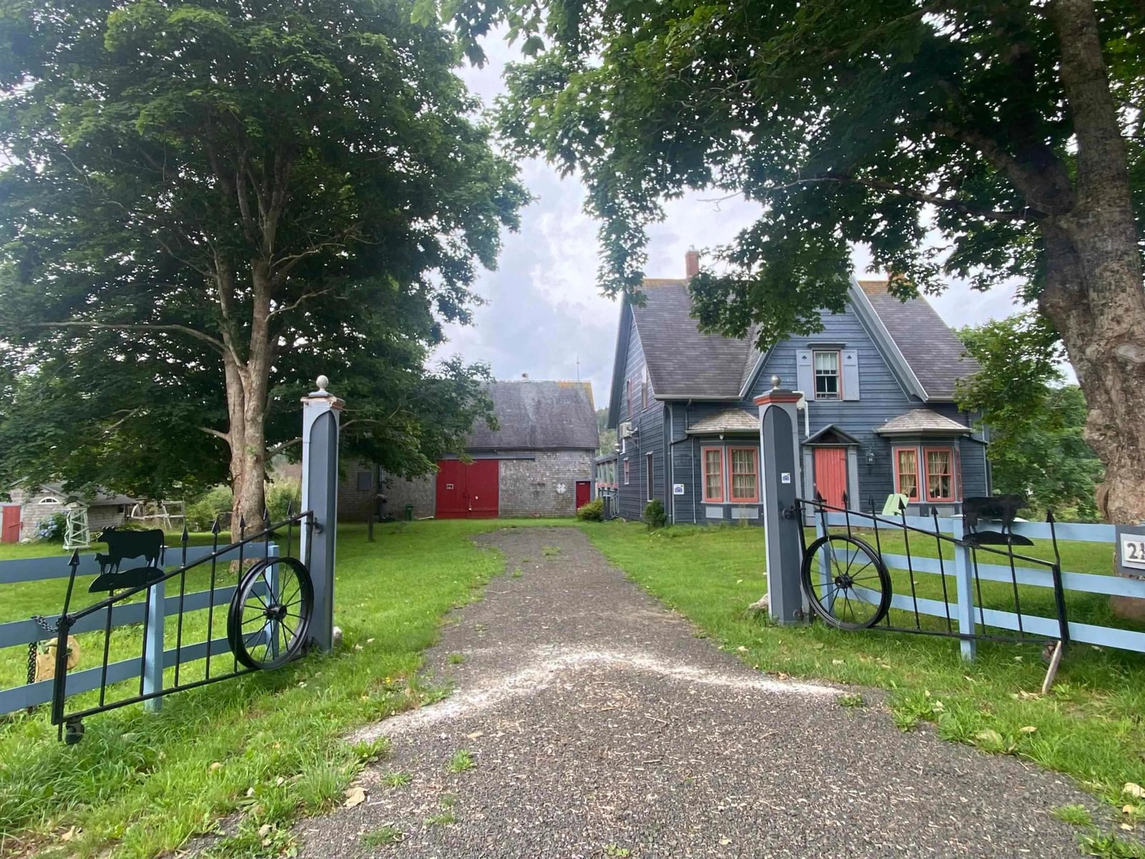 A pic from outside/outdoor area/front of a property/back of a property/a pic from drone, street for 219 Trout Cove Rd, Centreville Nova Scotia B0V 1A0