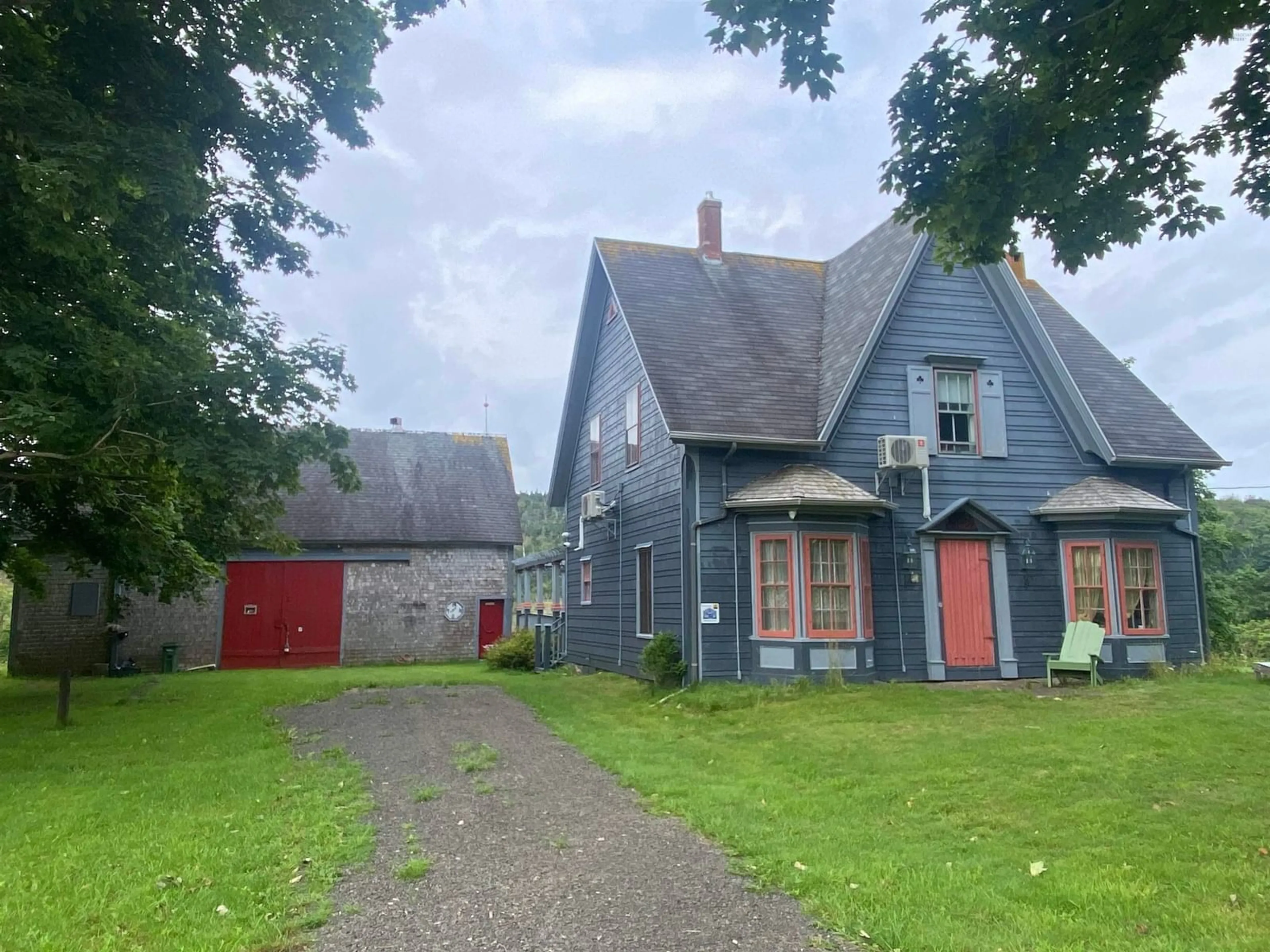 A pic from outside/outdoor area/front of a property/back of a property/a pic from drone, street for 219 Trout Cove Rd, Centreville Nova Scotia B0V 1A0