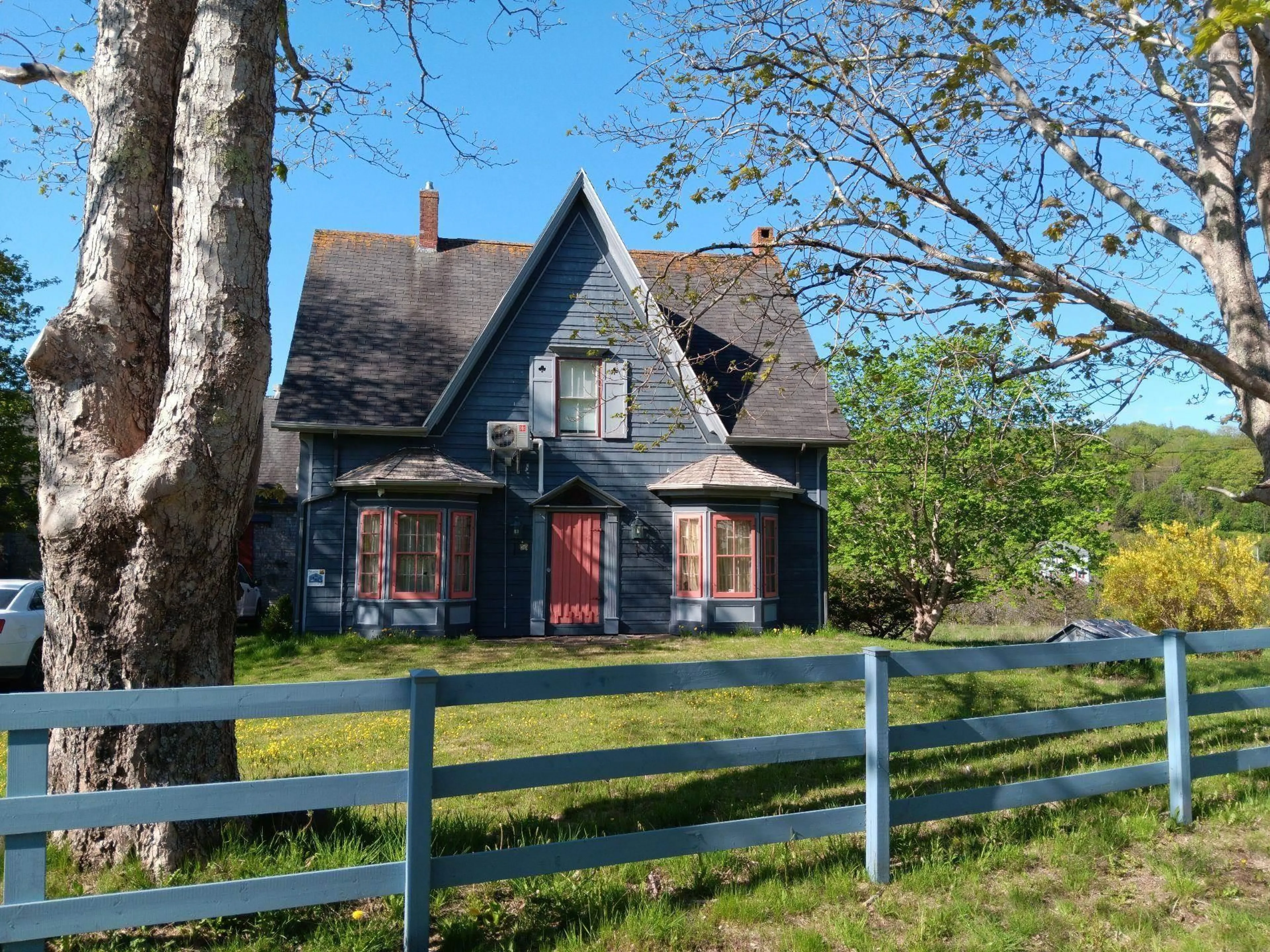 A pic from outside/outdoor area/front of a property/back of a property/a pic from drone, street for 219 Trout Cove Rd, Centreville Nova Scotia B0V 1A0