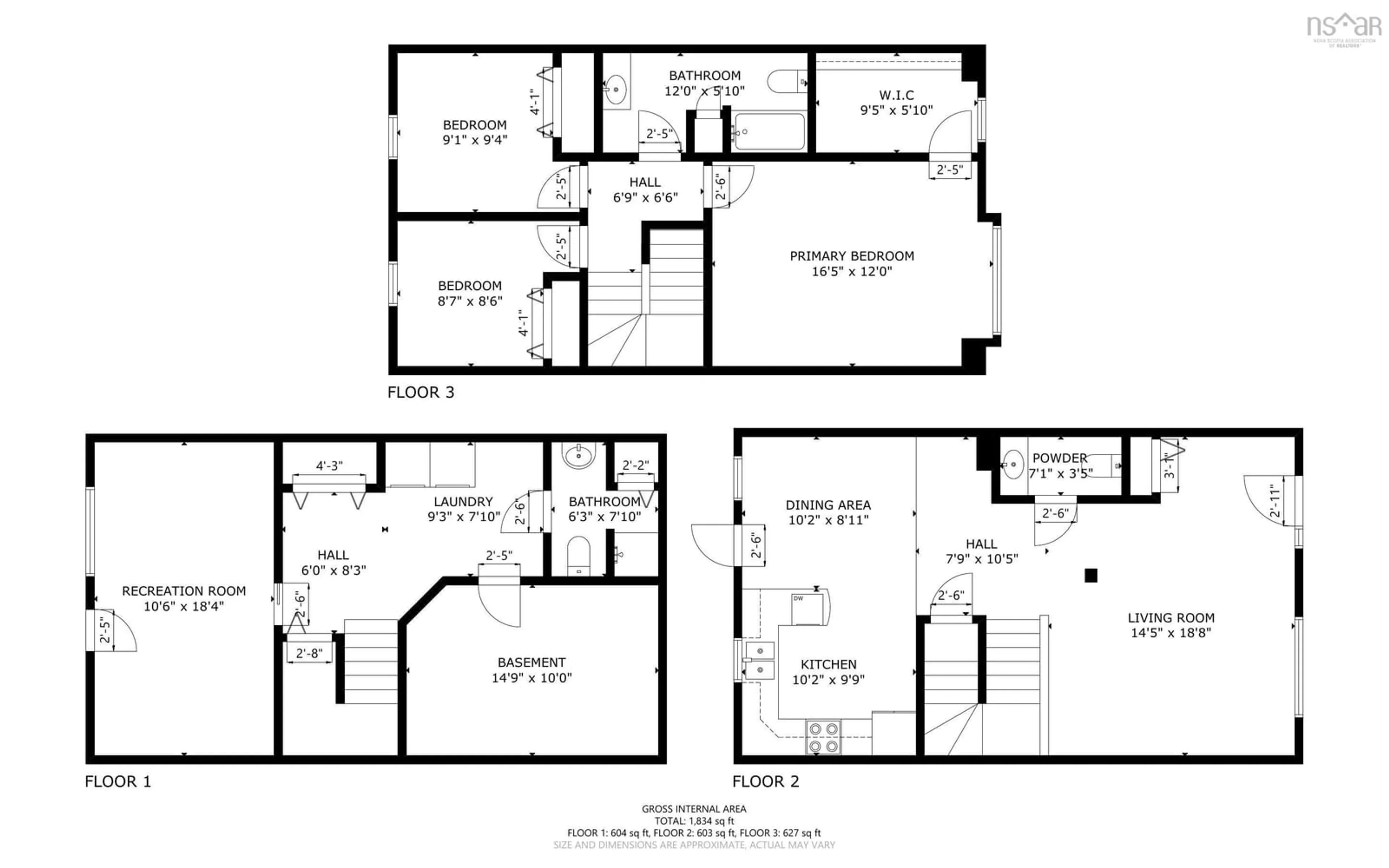 Floor plan for 208 Green Village Lane, Dartmouth Nova Scotia B4Y 4V4